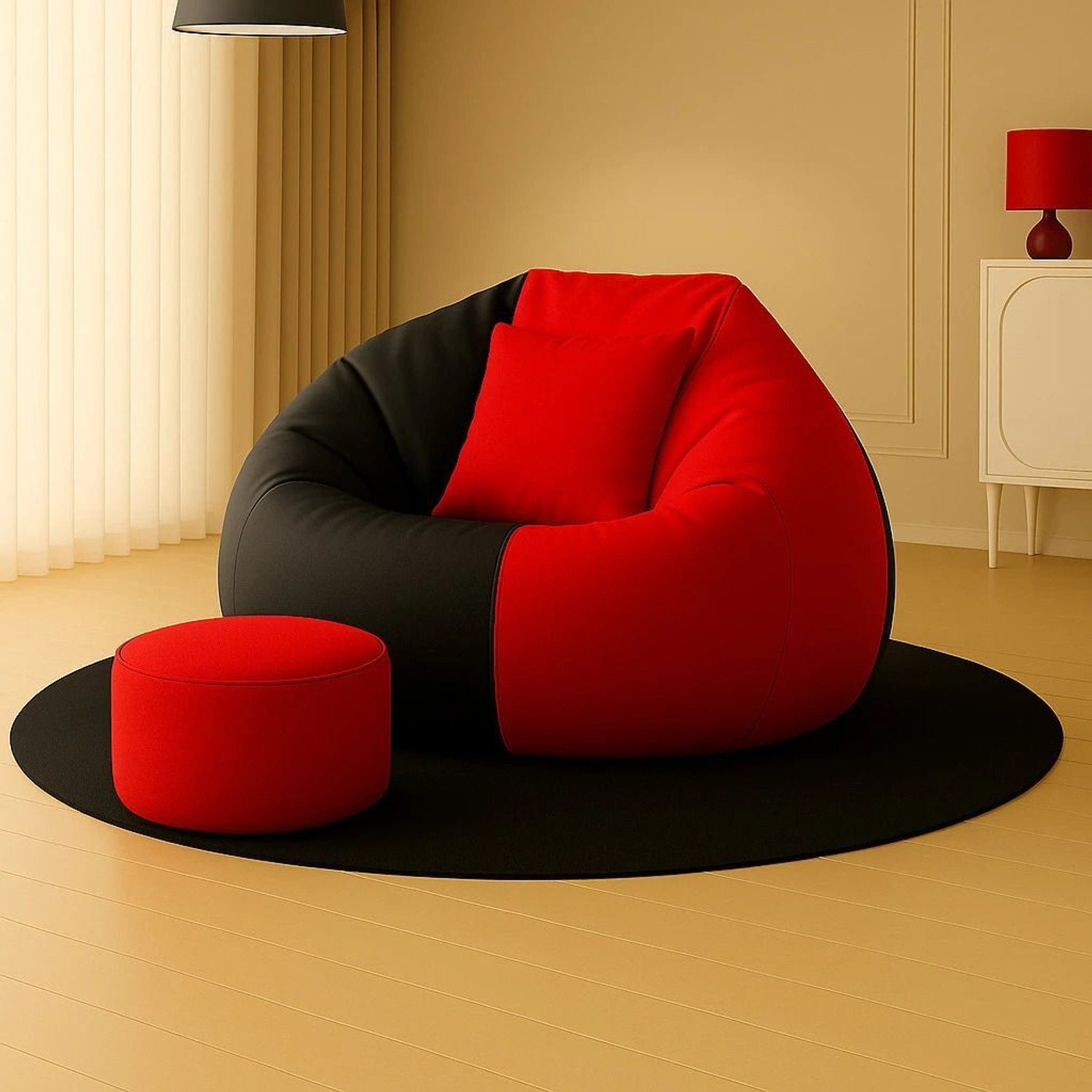 Image of SHIRA 24 XXXL Tear Drop Bean Bag Cover (Without Beans)