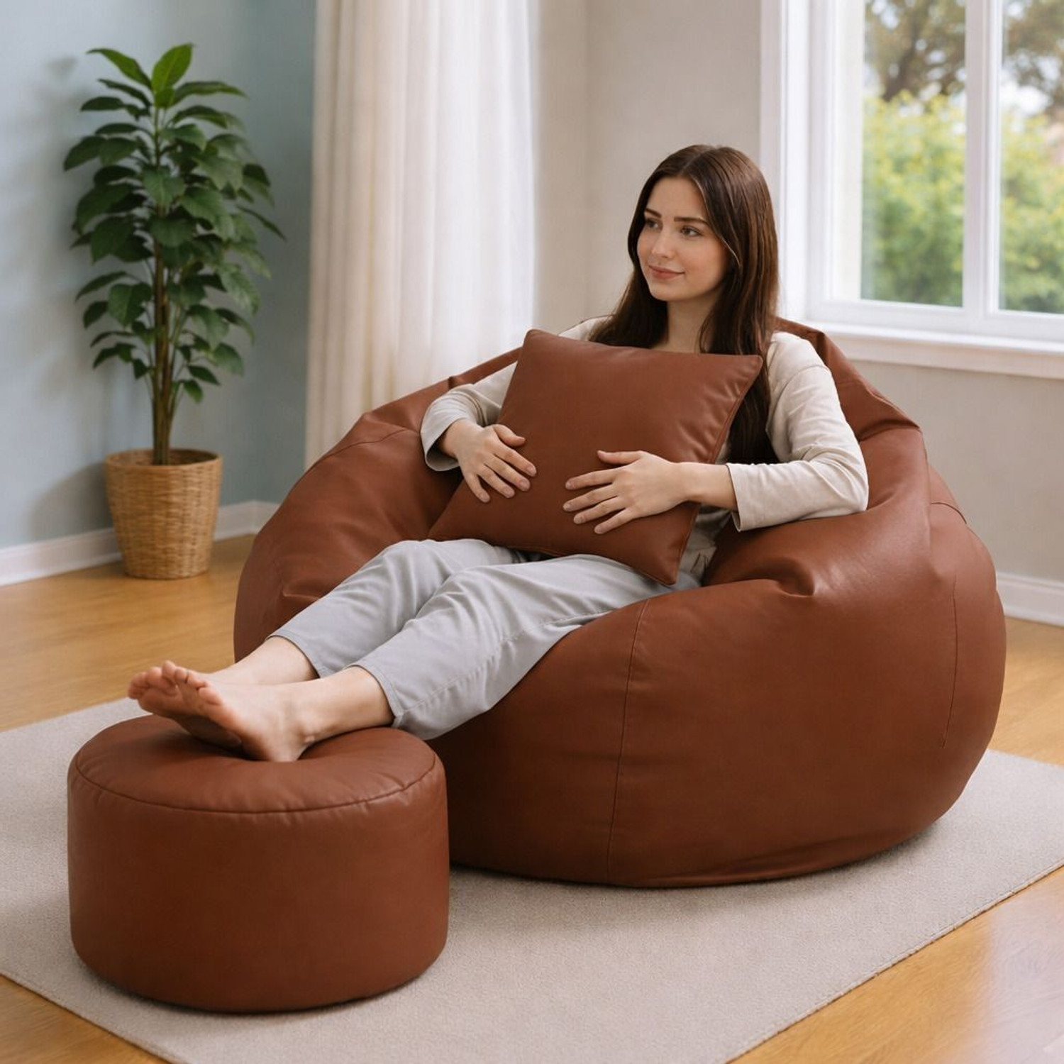 Image of KC FURNISH 4XL Chair Bean Bag Cover (Without Beans)