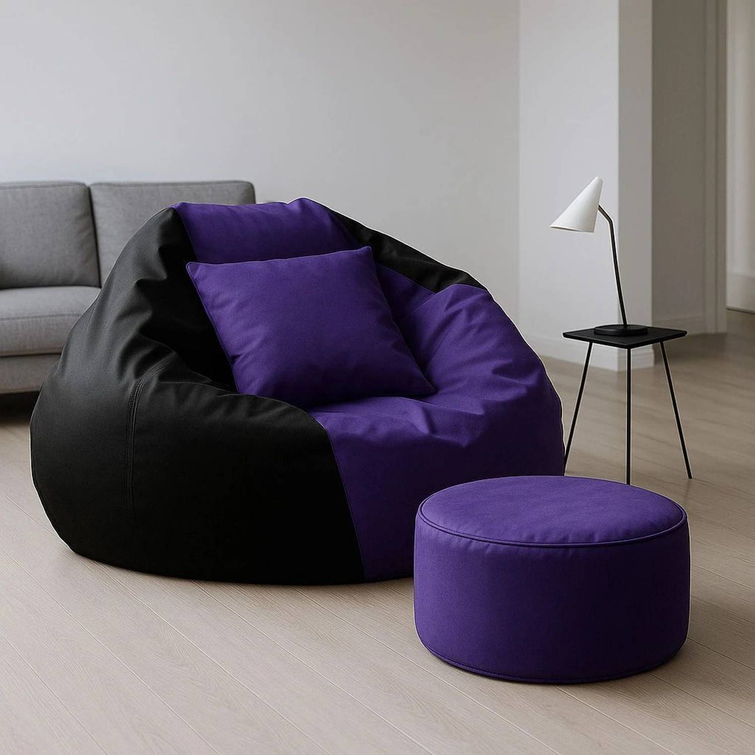 BEANCOVERS 4XL Tear Drop Bean Bag Cover (Without Beans)