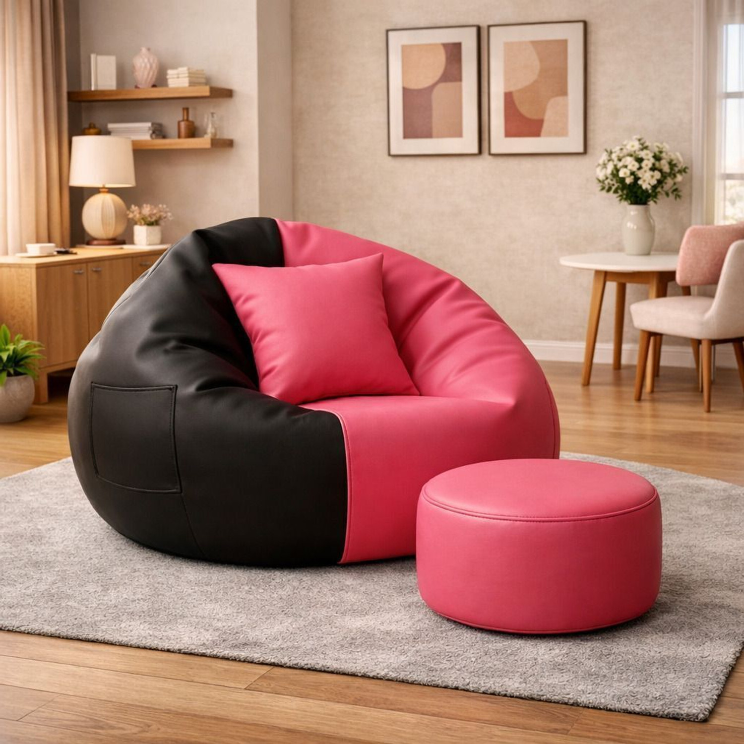 Image of KC FURNISH 4XL Tear Drop Bean Bag Cover (Without Beans)