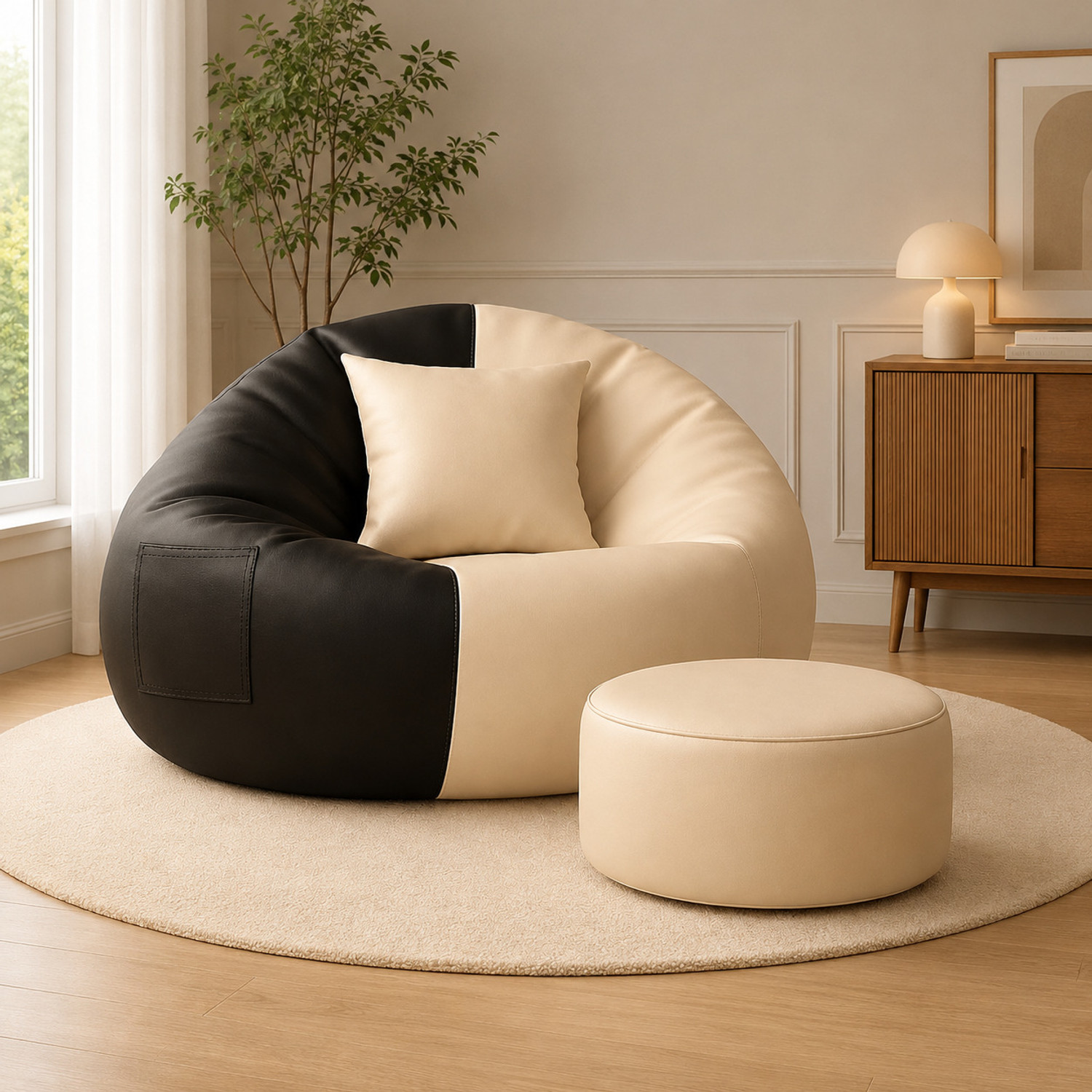 Image of KC FURNISH 4XL Tear Drop Bean Bag Cover (Without Beans)