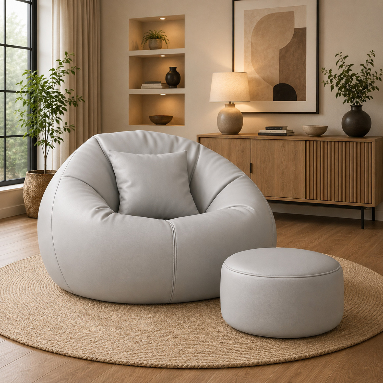 Image of KC FURNISH 4XL Tear Drop Bean Bag Cover (Without Beans)