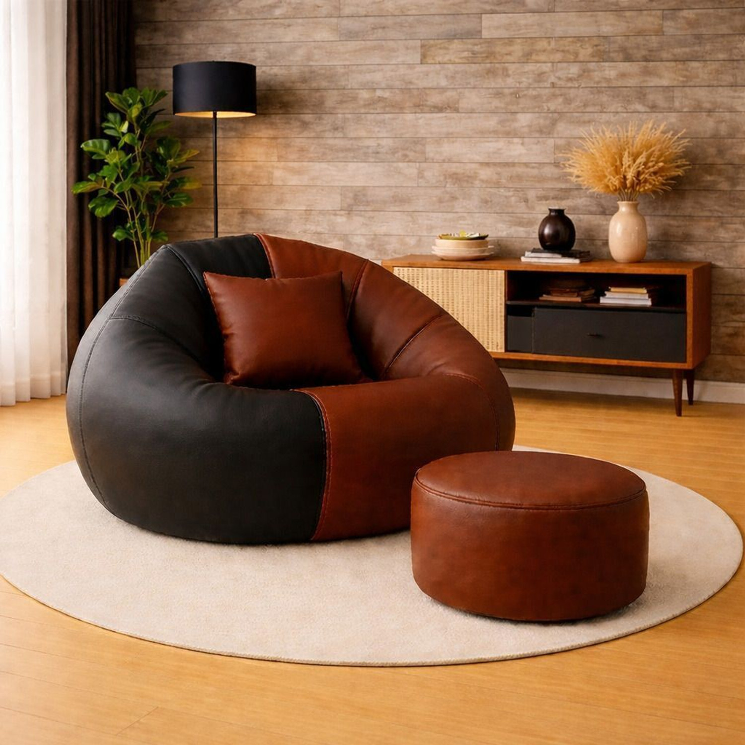 Image of KC FURNISH 4XL Tear Drop Bean Bag Cover (Without Beans)