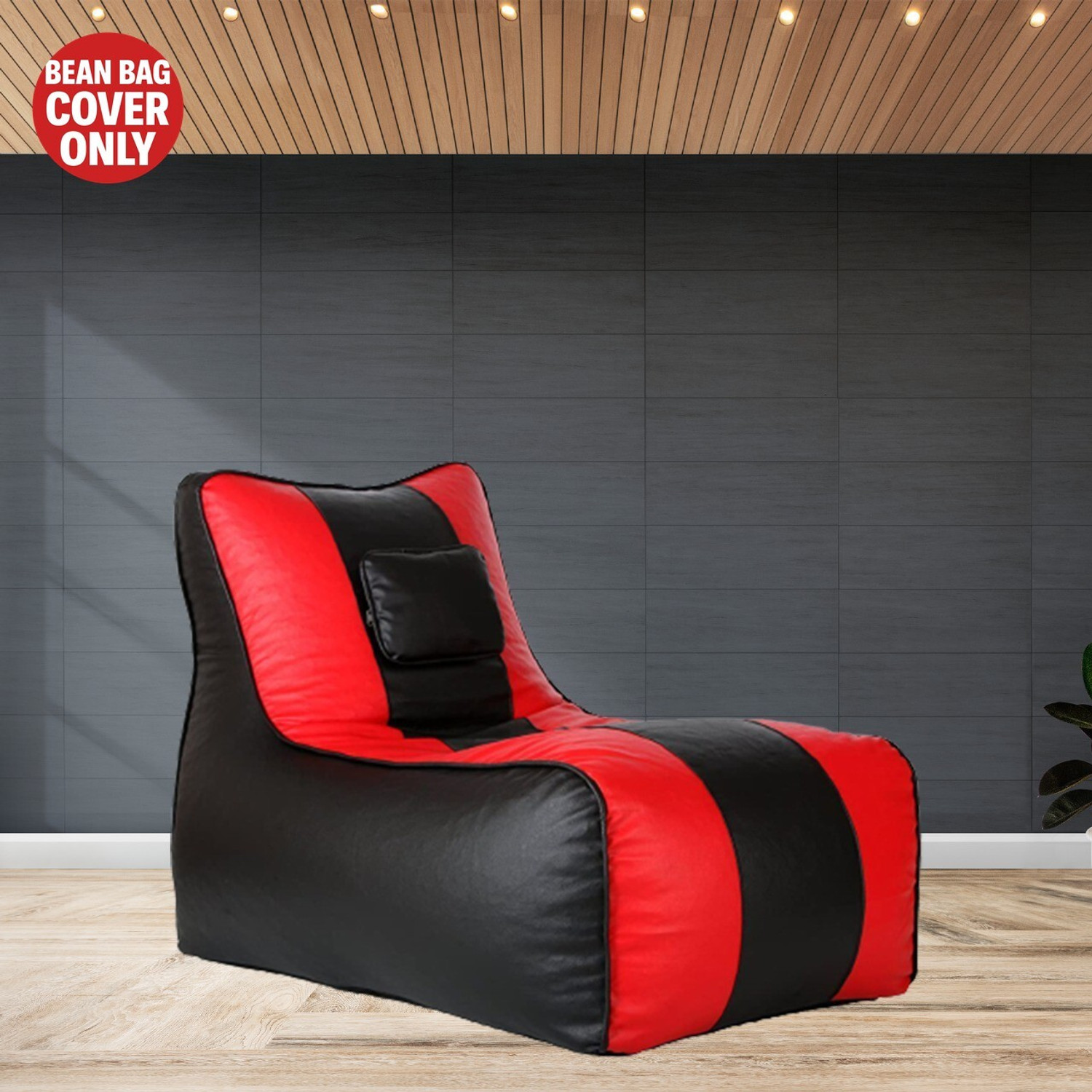 Image of Coaster Shine Jumbo Chair Bean Bag Cover (Without Beans)
