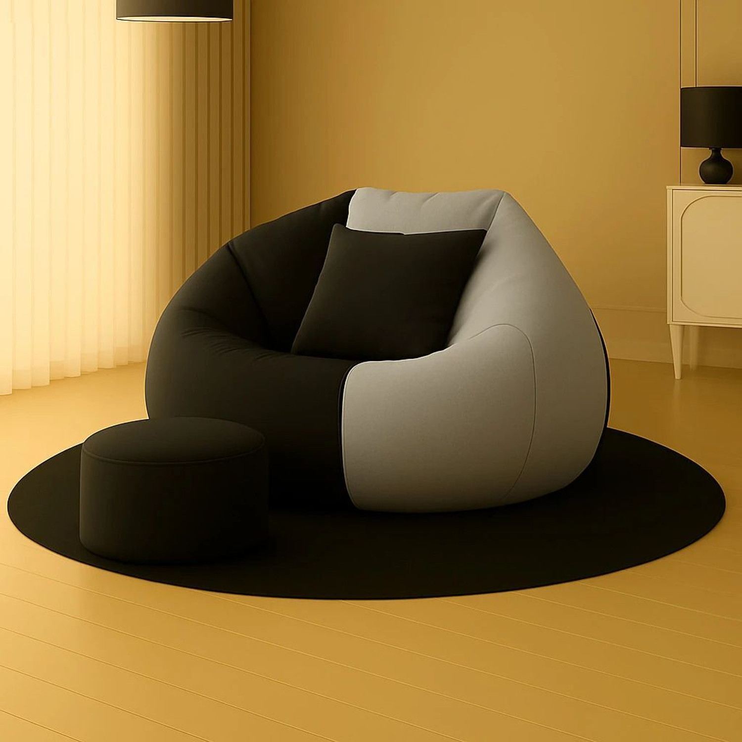 Image of SHIRA 24 XXXL Tear Drop Bean Bag Cover (Without Beans)
