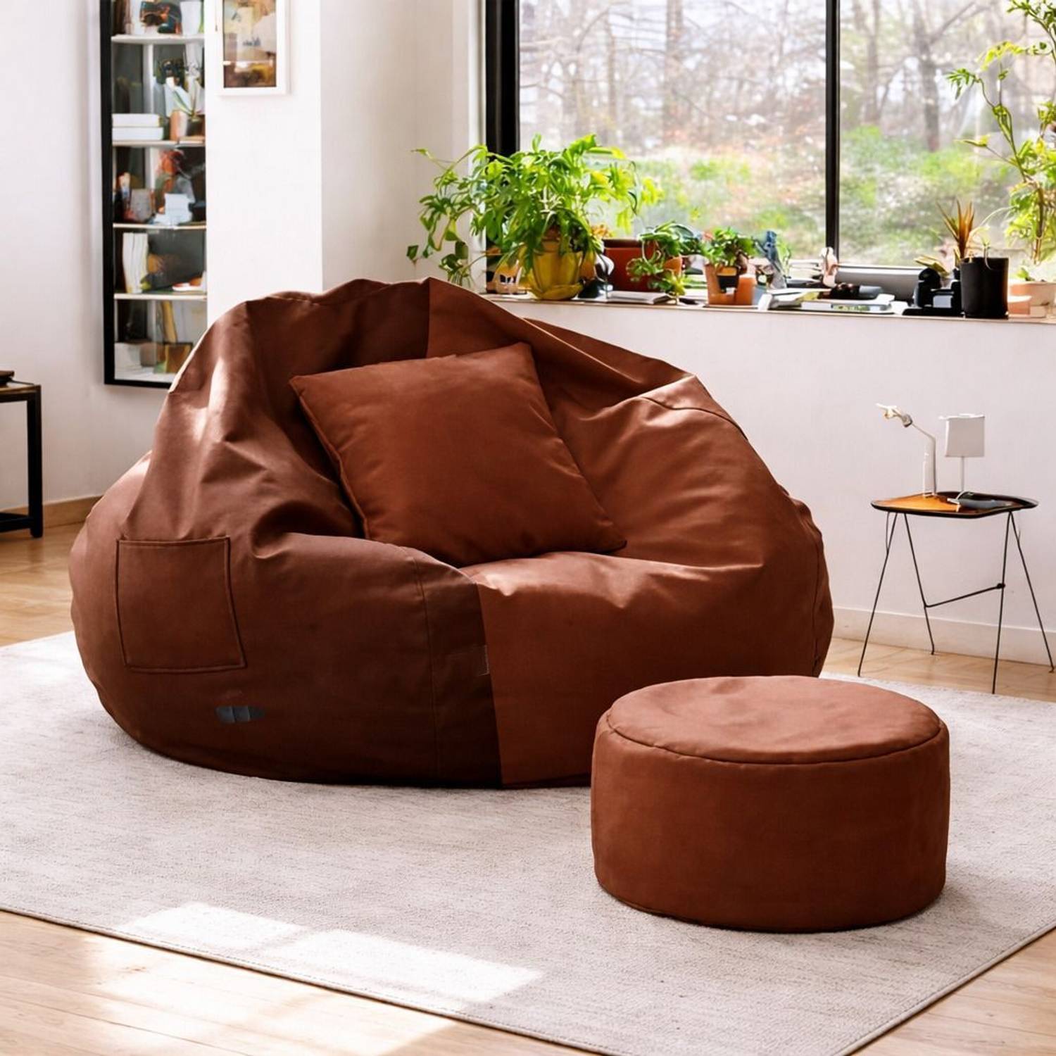 BEANCOVERS 4XL Tear Drop Bean Bag Cover (Without Beans)