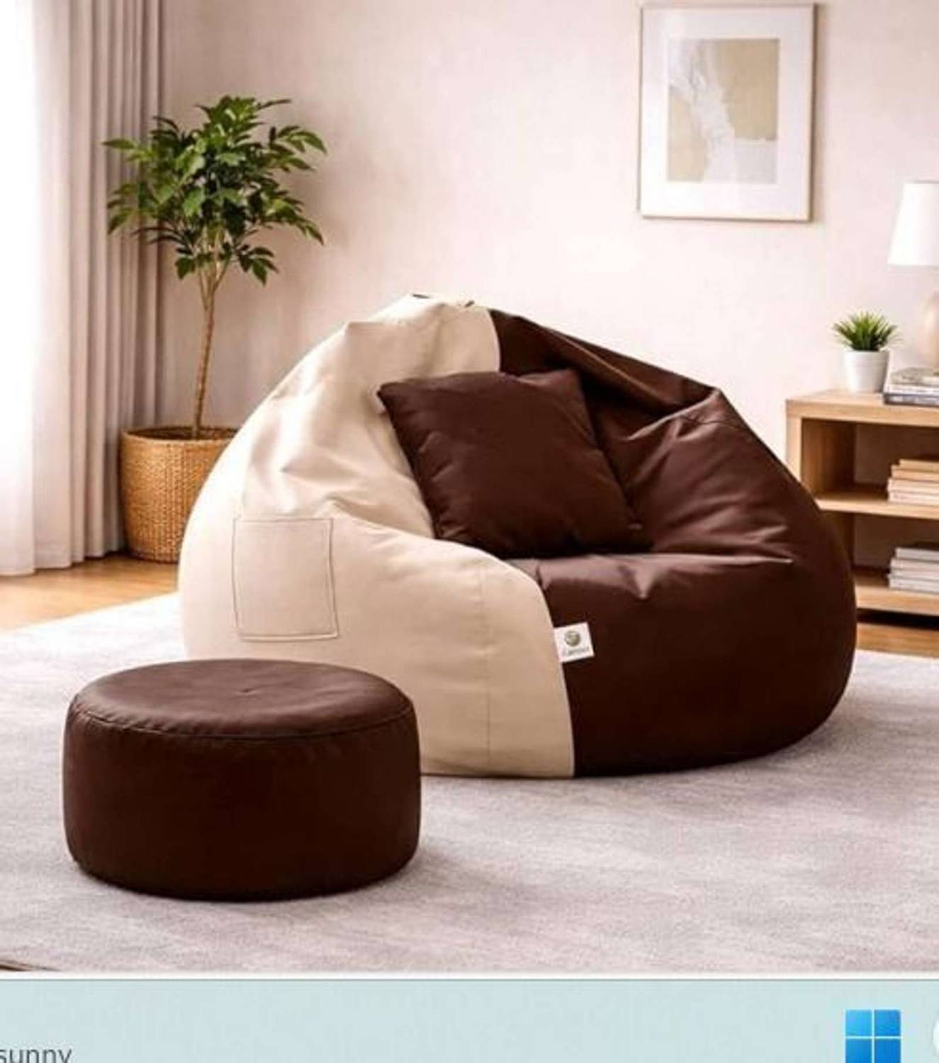 BEANCOVER 5XL Tear Drop Bean Bag Cover (Without Beans)