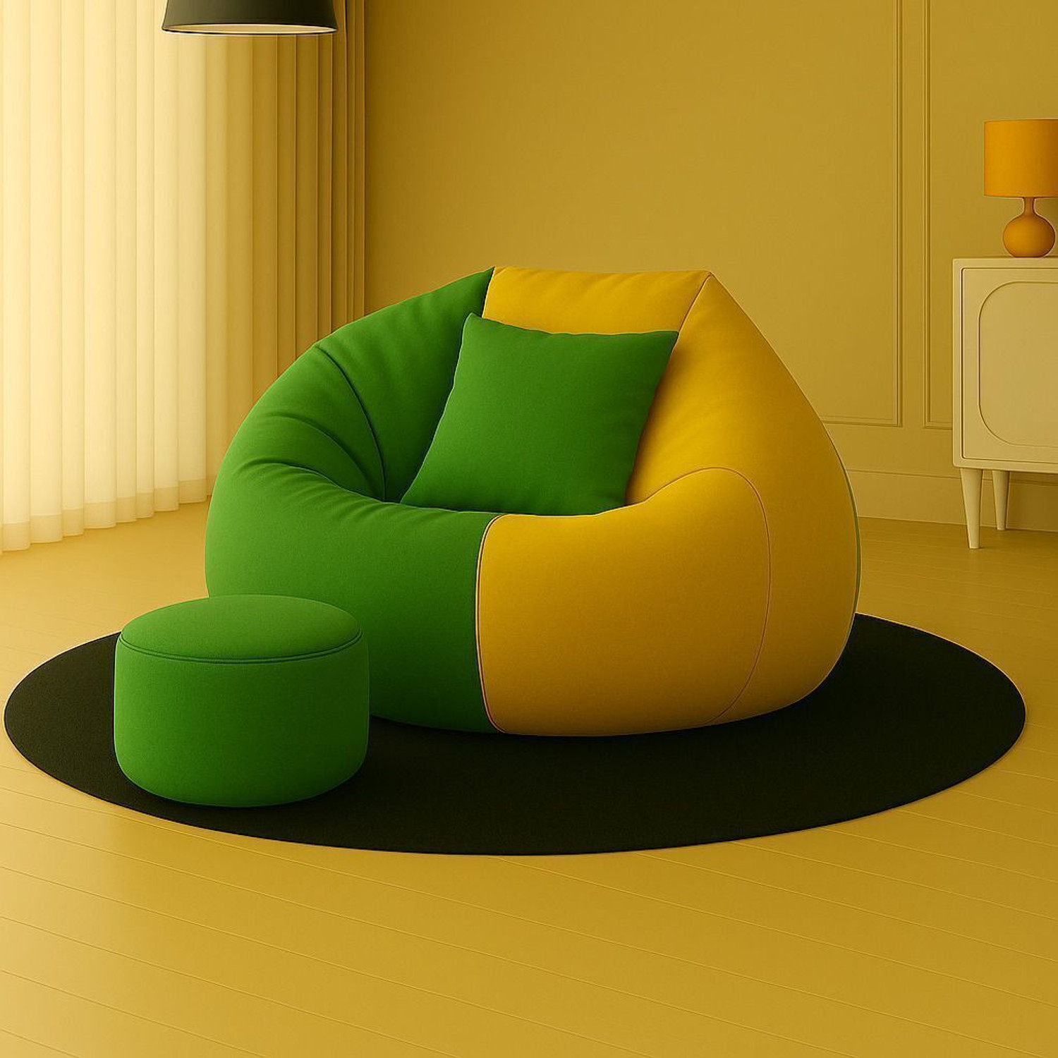 Image of SHIRA 24 XXXL Tear Drop Bean Bag Cover (Without Beans)