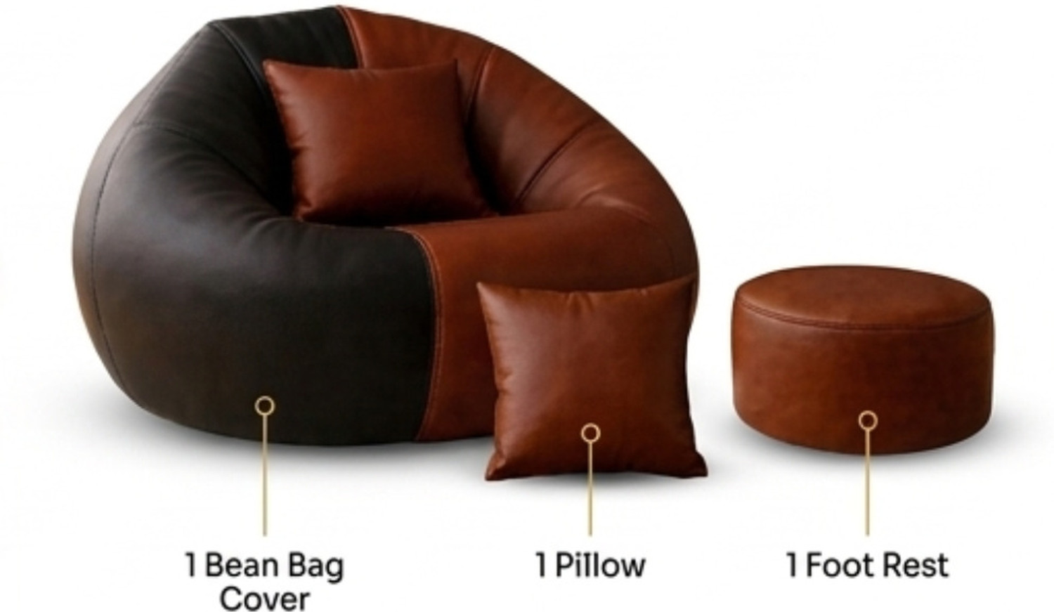 Image of Cozy 5XL Tear Drop Bean Bag Cover (Without Beans)