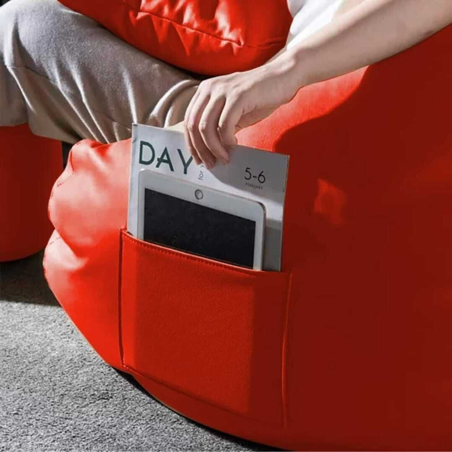 Image of KC FURNISH 4XL Tear Drop Bean Bag Cover (Without Beans)