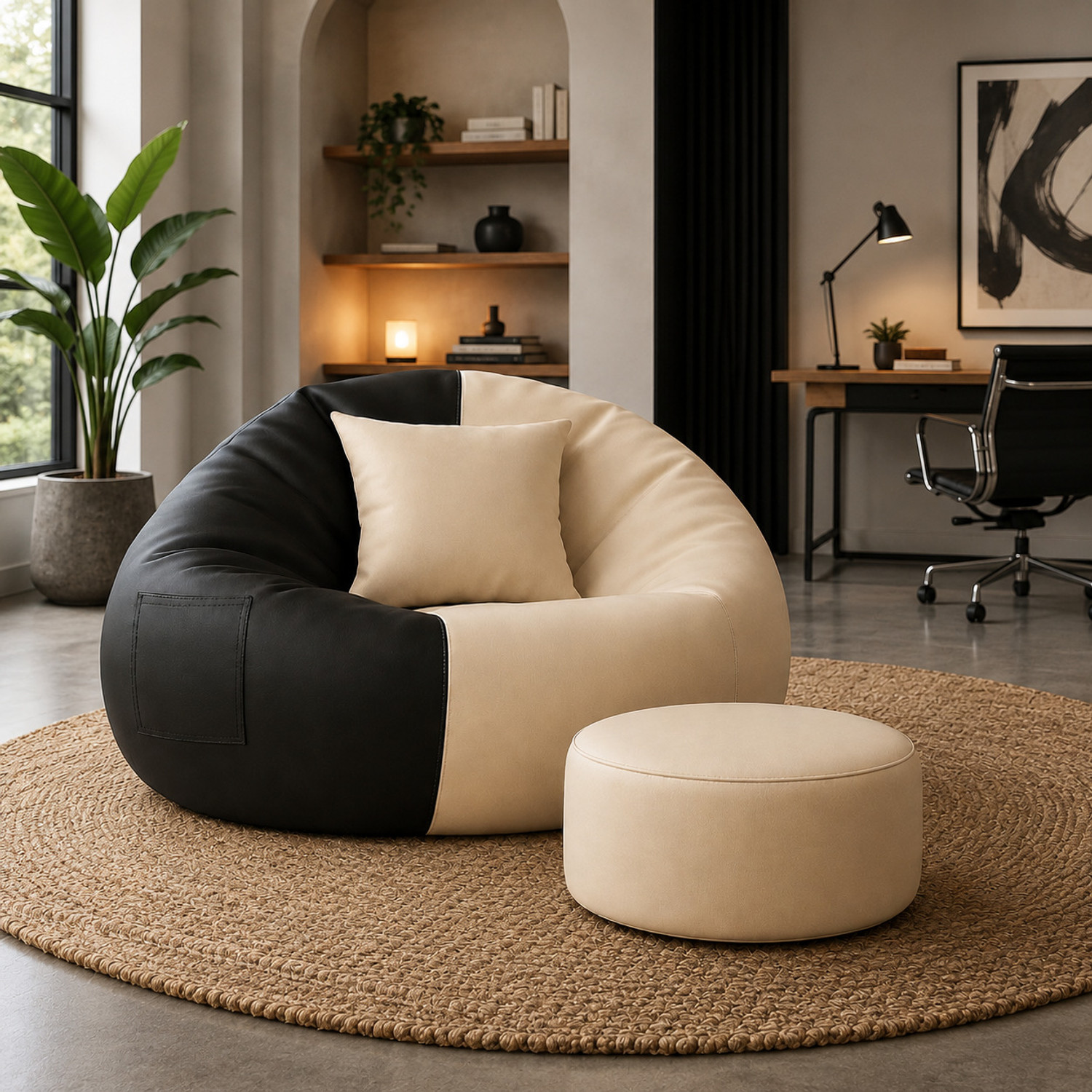 Image of KC FURNISH 4XL Tear Drop Bean Bag Cover (Without Beans)