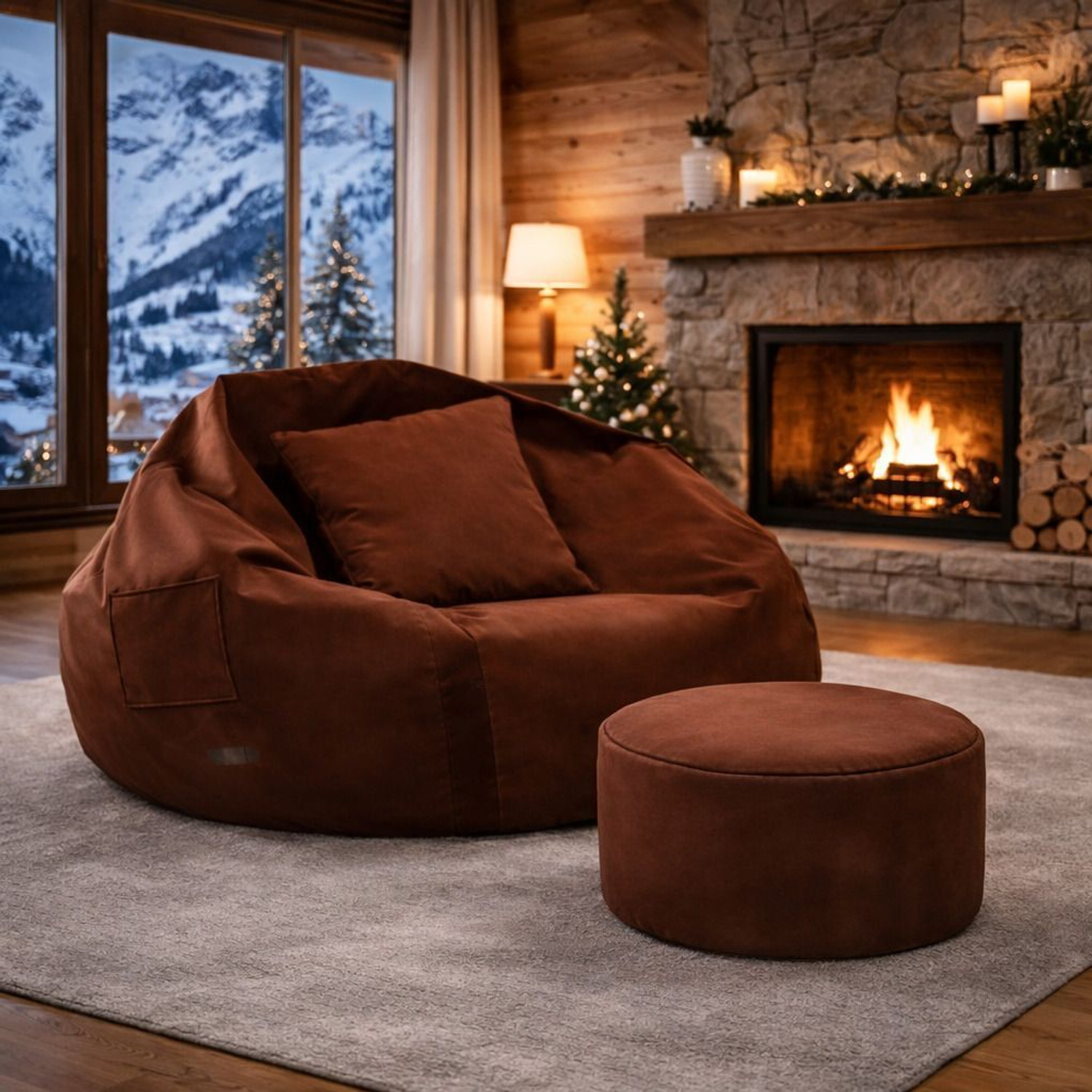 Image of KC FURNISH 4XL Tear Drop Bean Bag Cover (Without Beans)