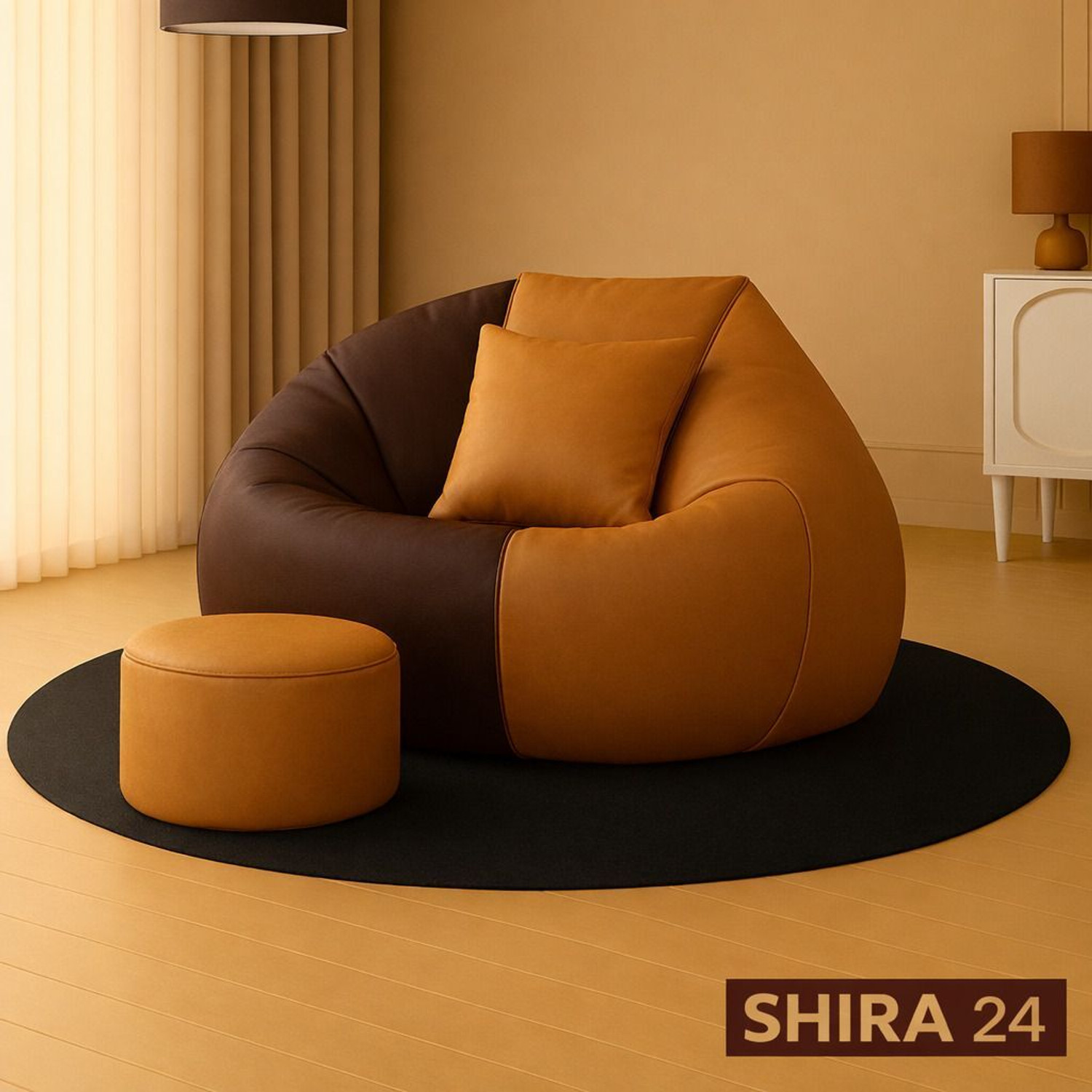 Image of SHIRA 24 XXXL Tear Drop Bean Bag Cover (Without Beans)