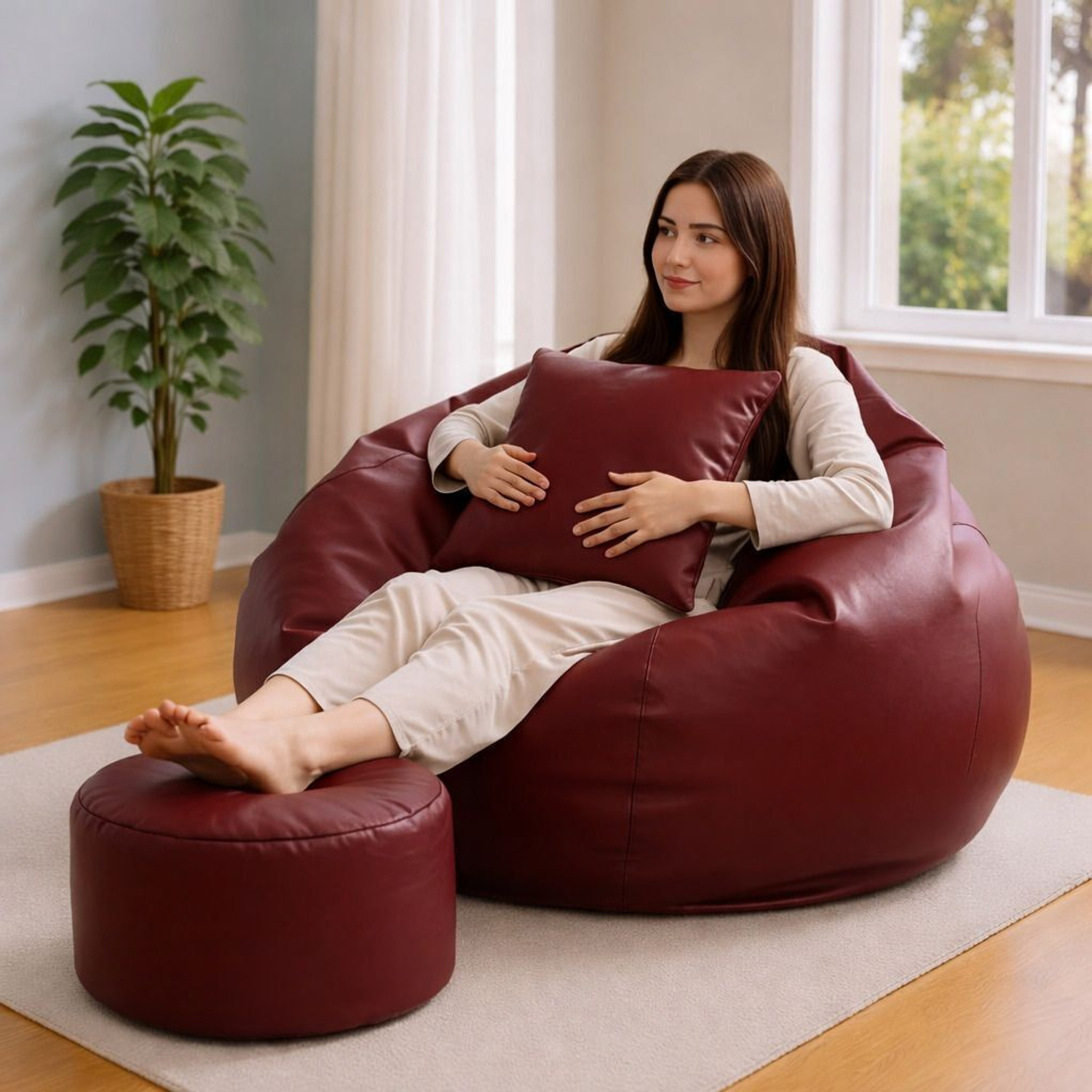 Image of KC FURNISH 4XL Chair Bean Bag Cover (Without Beans)