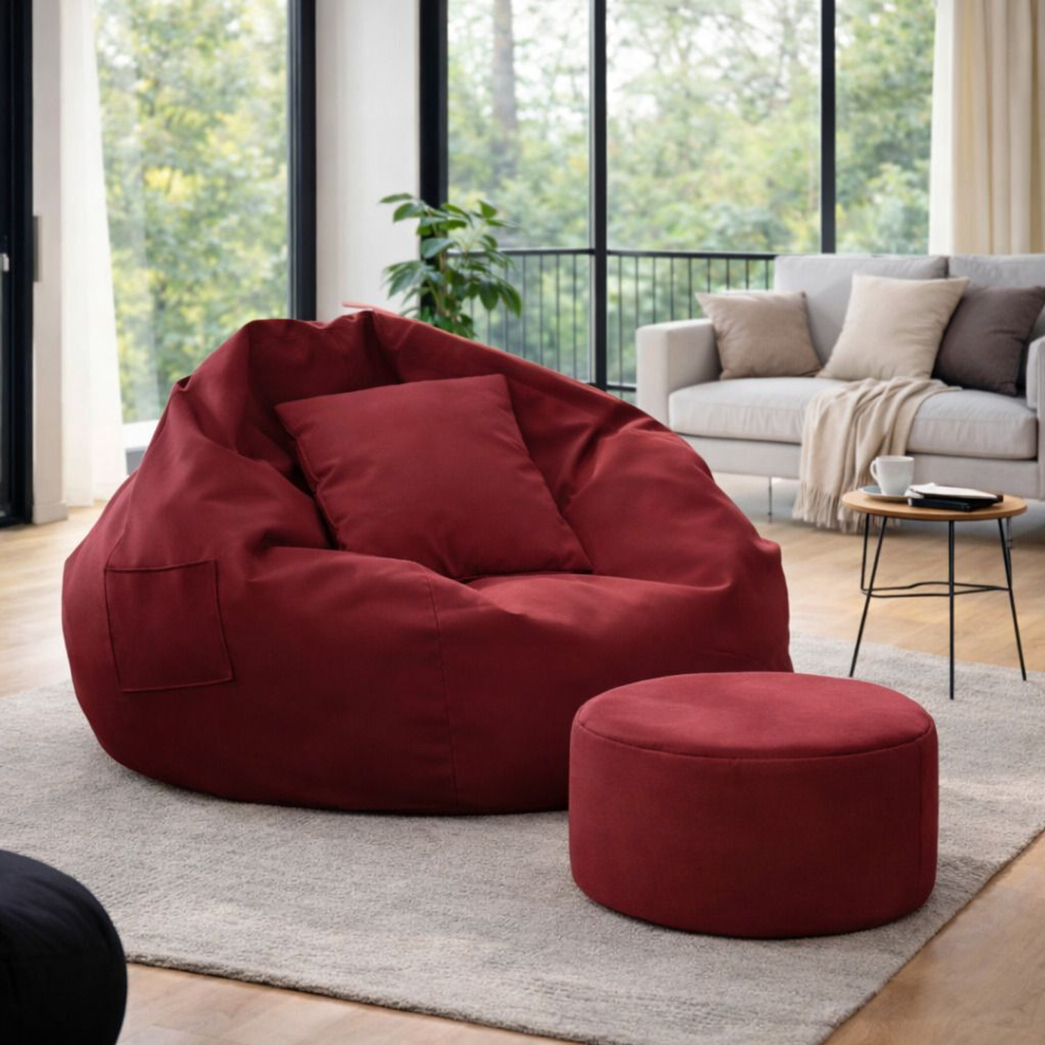 Image of KC FURNISH 4XL Tear Drop Bean Bag Cover (Without Beans)