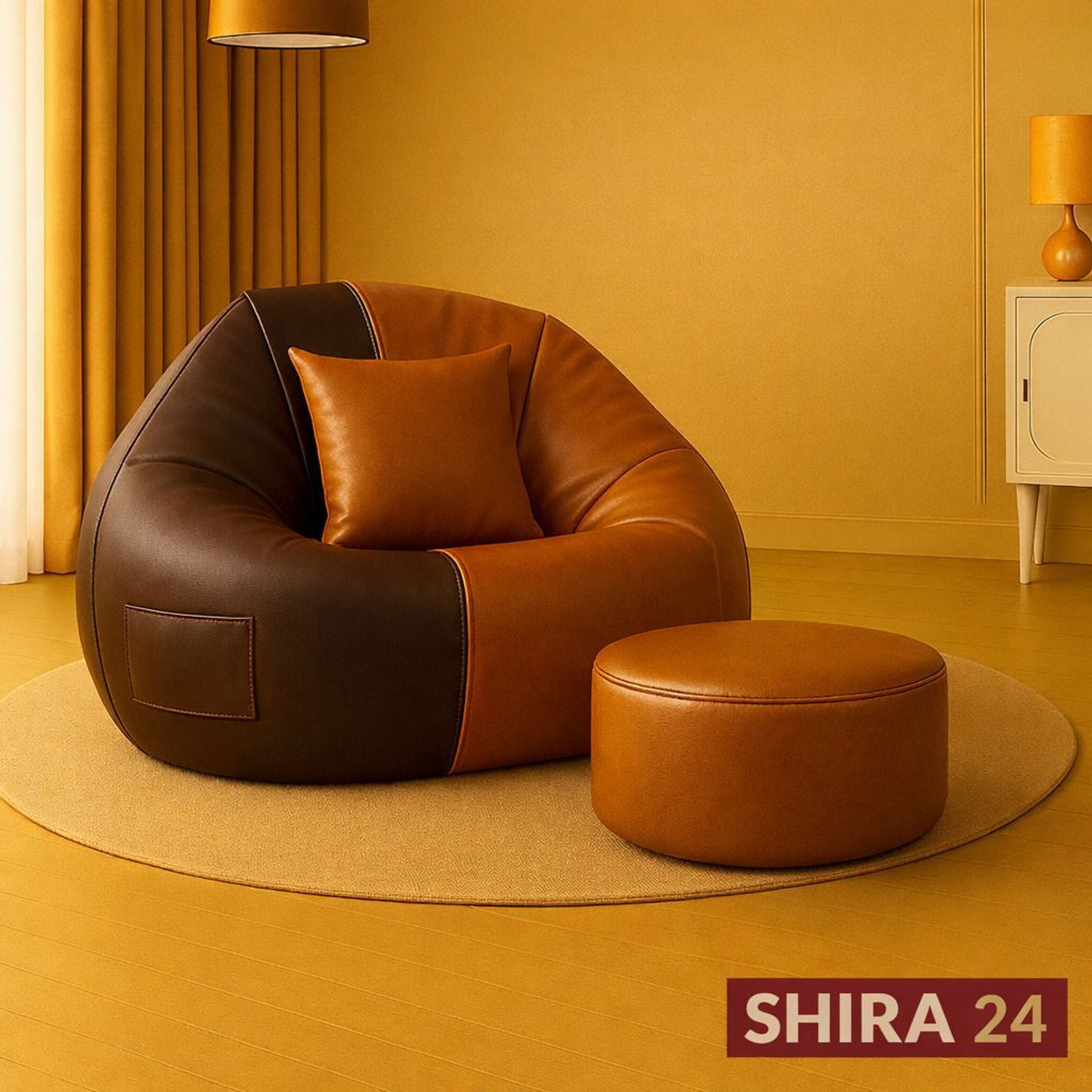 Image of SHIRA 24 XXXL Tear Drop Bean Bag Cover (Without Beans)