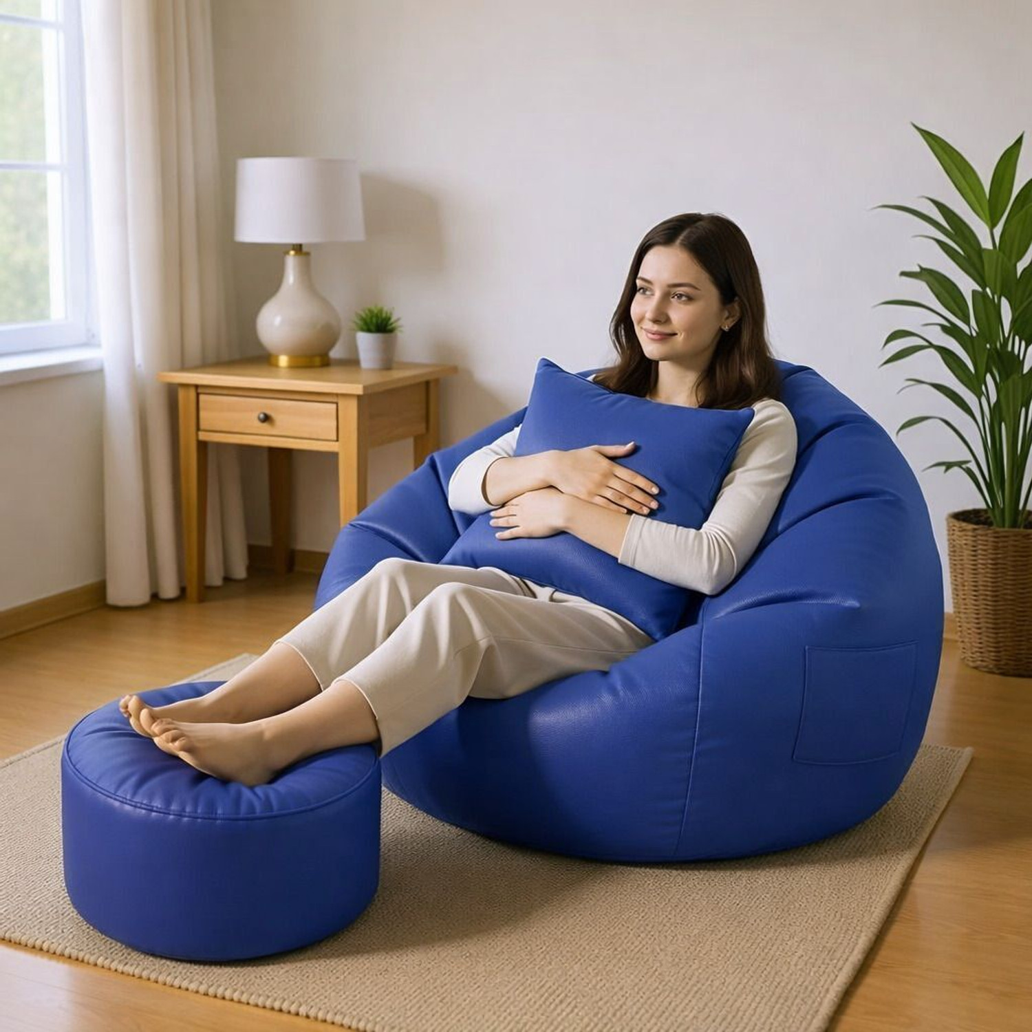 Image of KC FURNISH 4XL Chair Bean Bag Cover (Without Beans)
