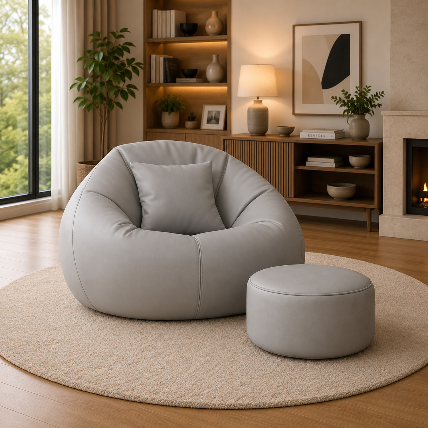 Image of KC FURNISH 4XL Tear Drop Bean Bag Cover (Without Beans)
