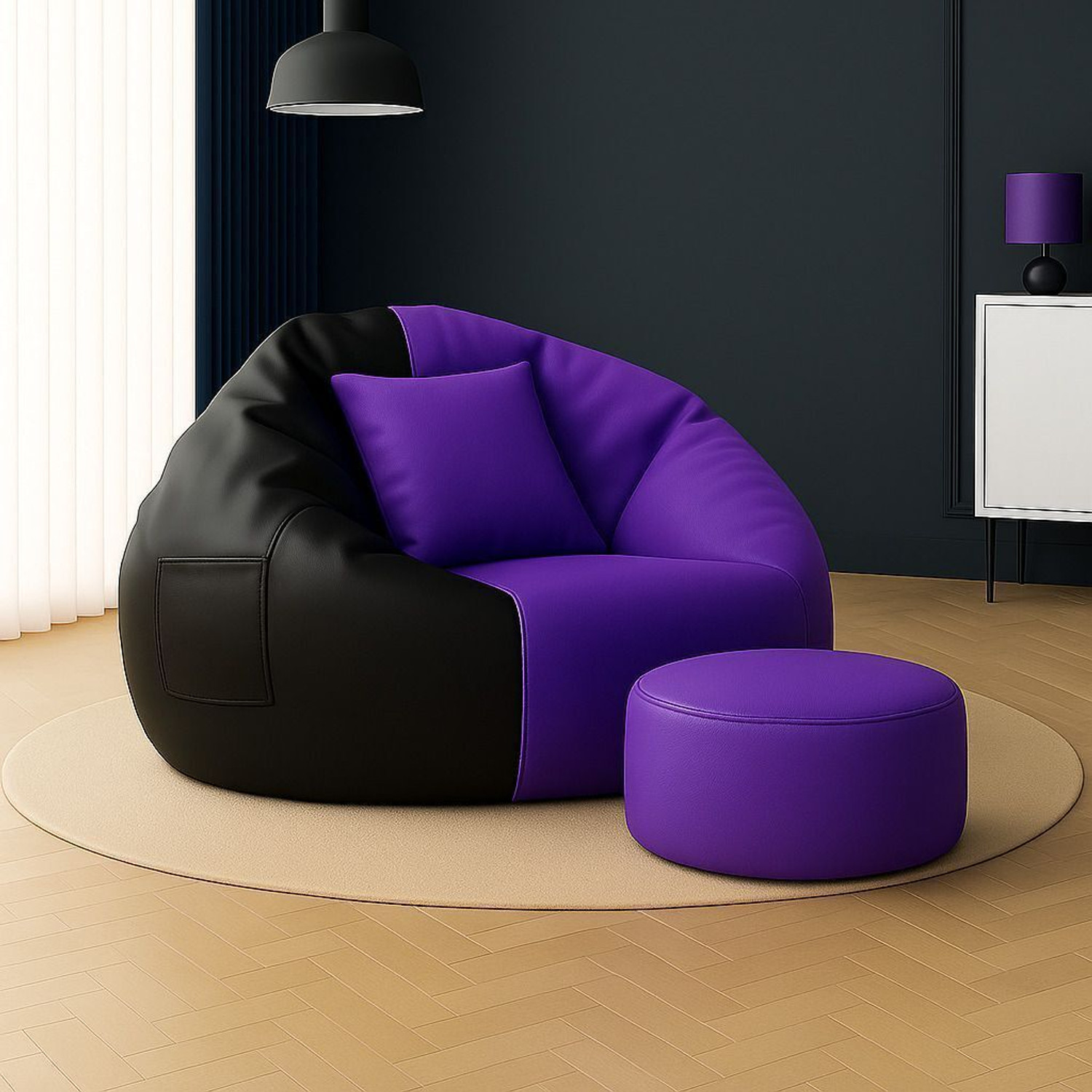 Image of SHIRA 24 XXXL Tear Drop Bean Bag Cover (Without Beans)