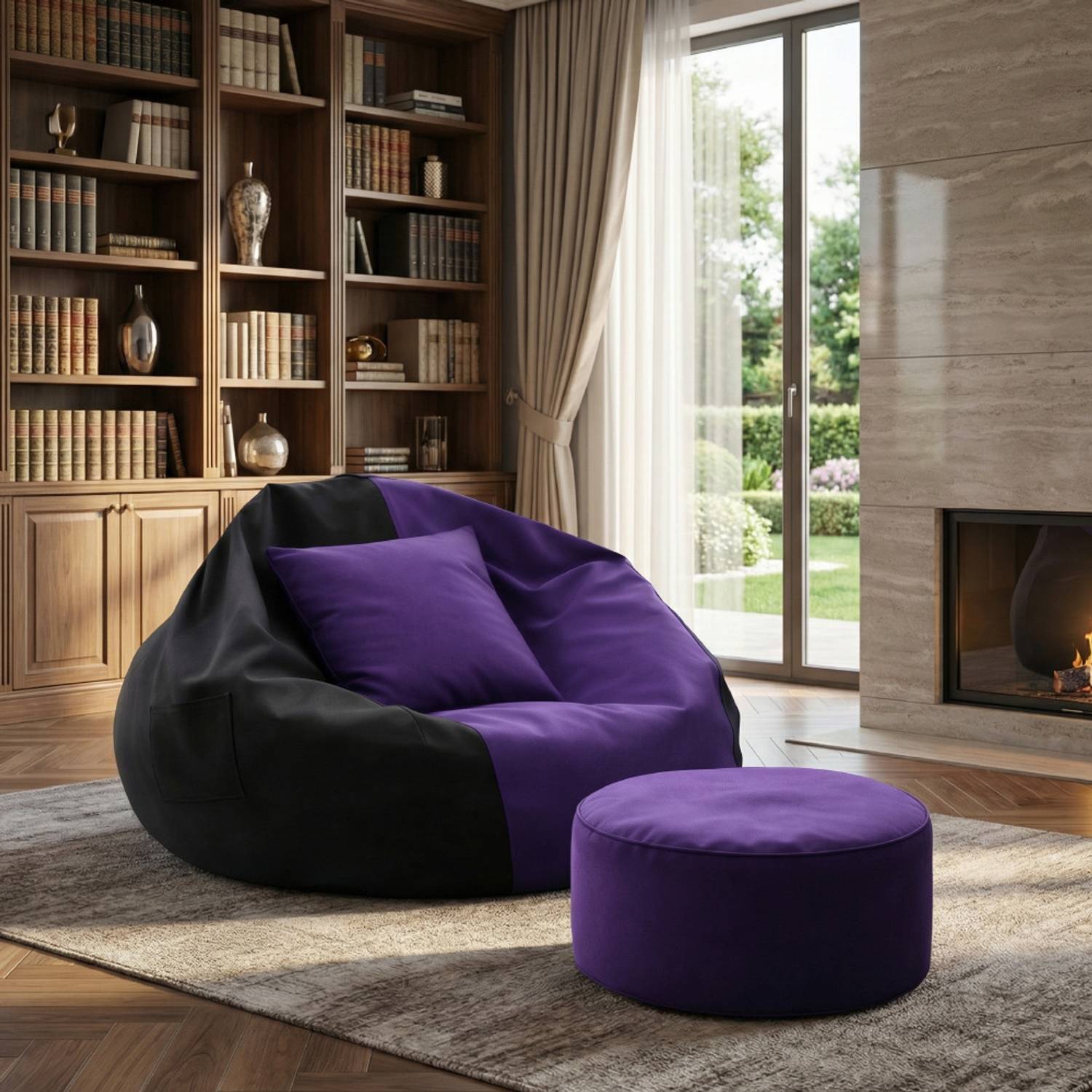 AMUGROUP 4XL Tear Drop Bean Bag Cover (Without Beans)
