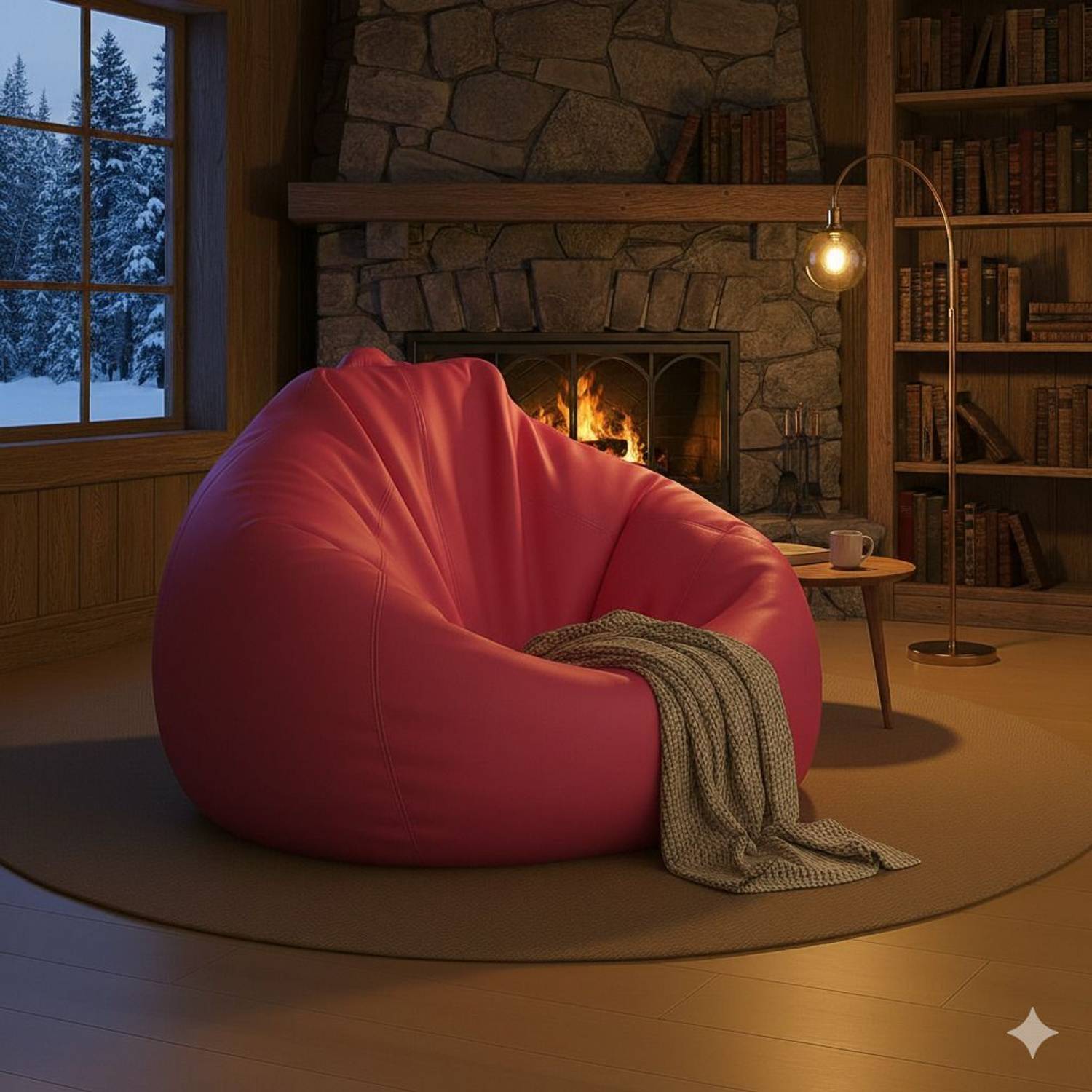 AVVANTO XXXL Tear Drop Bean Bag Cover  (Without Beans)