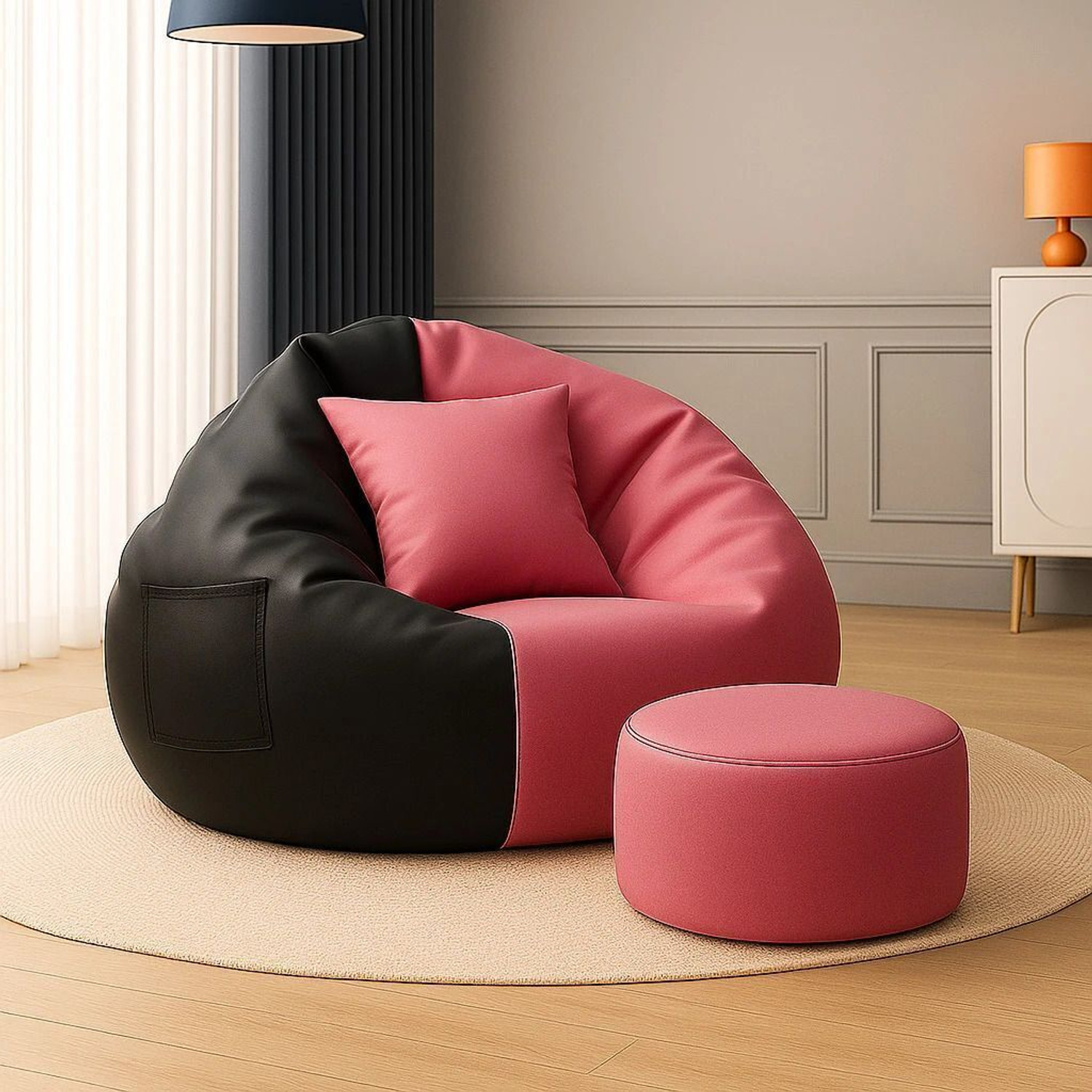 Image of SHIRA 24 XXXL Tear Drop Bean Bag Cover (Without Beans)