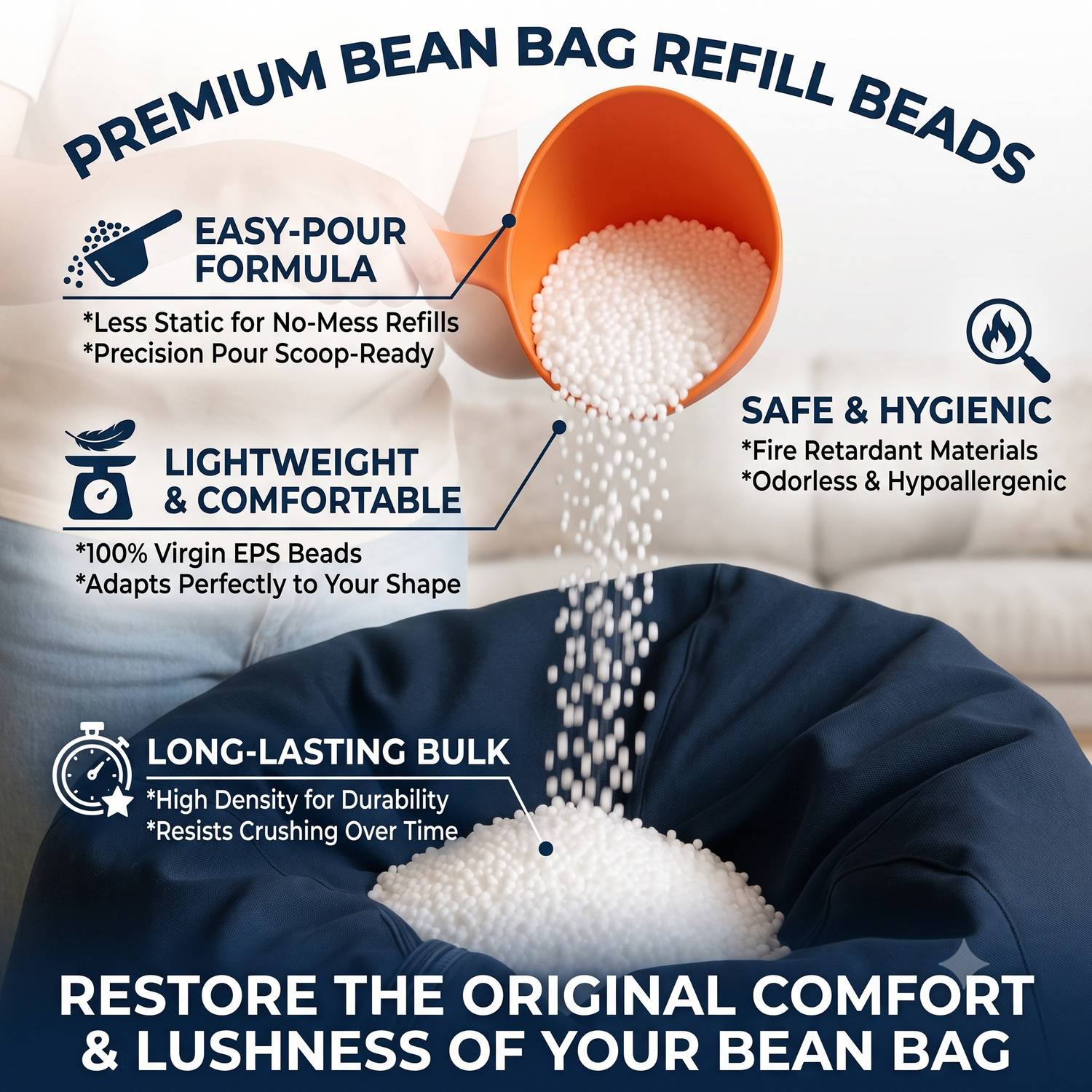 Om Traders Bean Bag Filler - Image 2