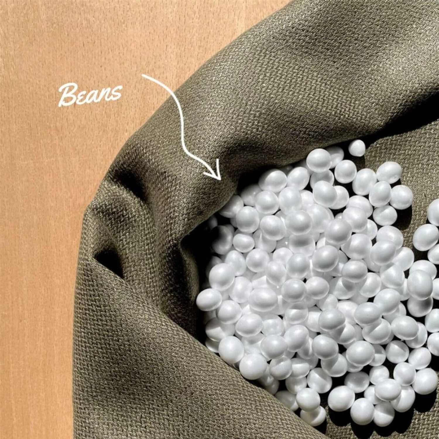 Image of SHOP 24 CARE 4 kg Bean Bag Filler - High-Density Polystyrene Beads for Comfort Bean Bag Filler