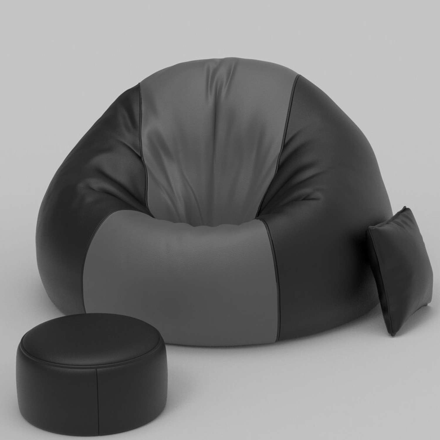 Image of Biggie Jumbo Supreme Sofa Combo Solids Bean Bag Sofa With Bean Filling