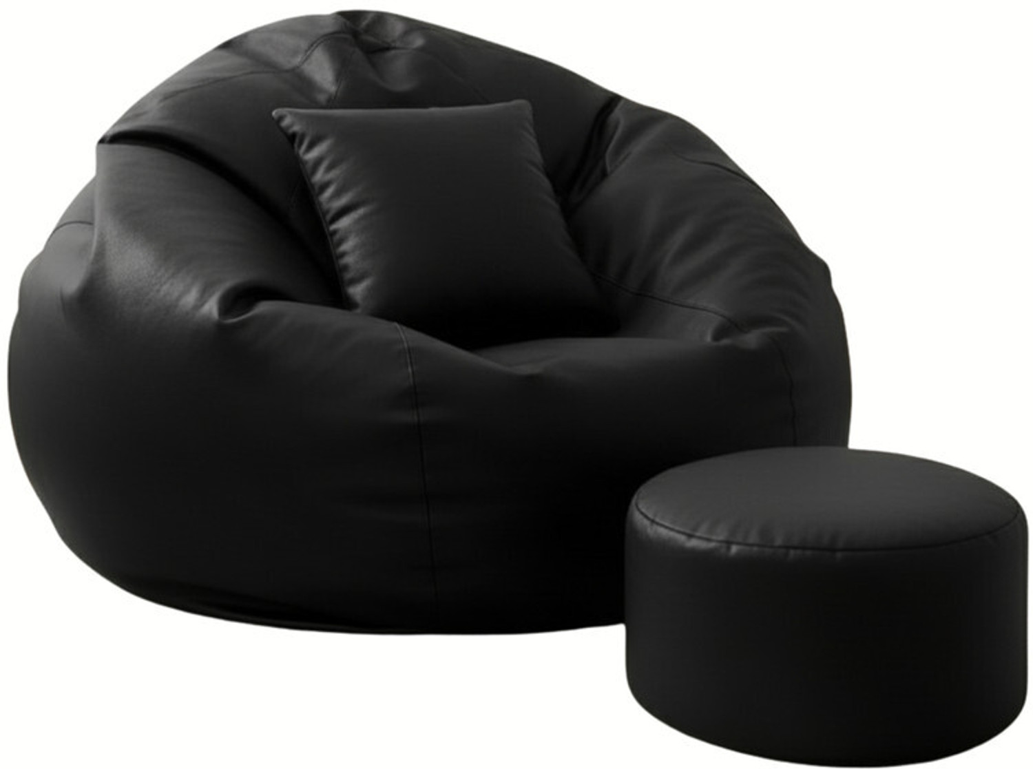 Image of Biggie 5XL Supreme Sofa Combo Solids Bean Bag Sofa With Bean Filling