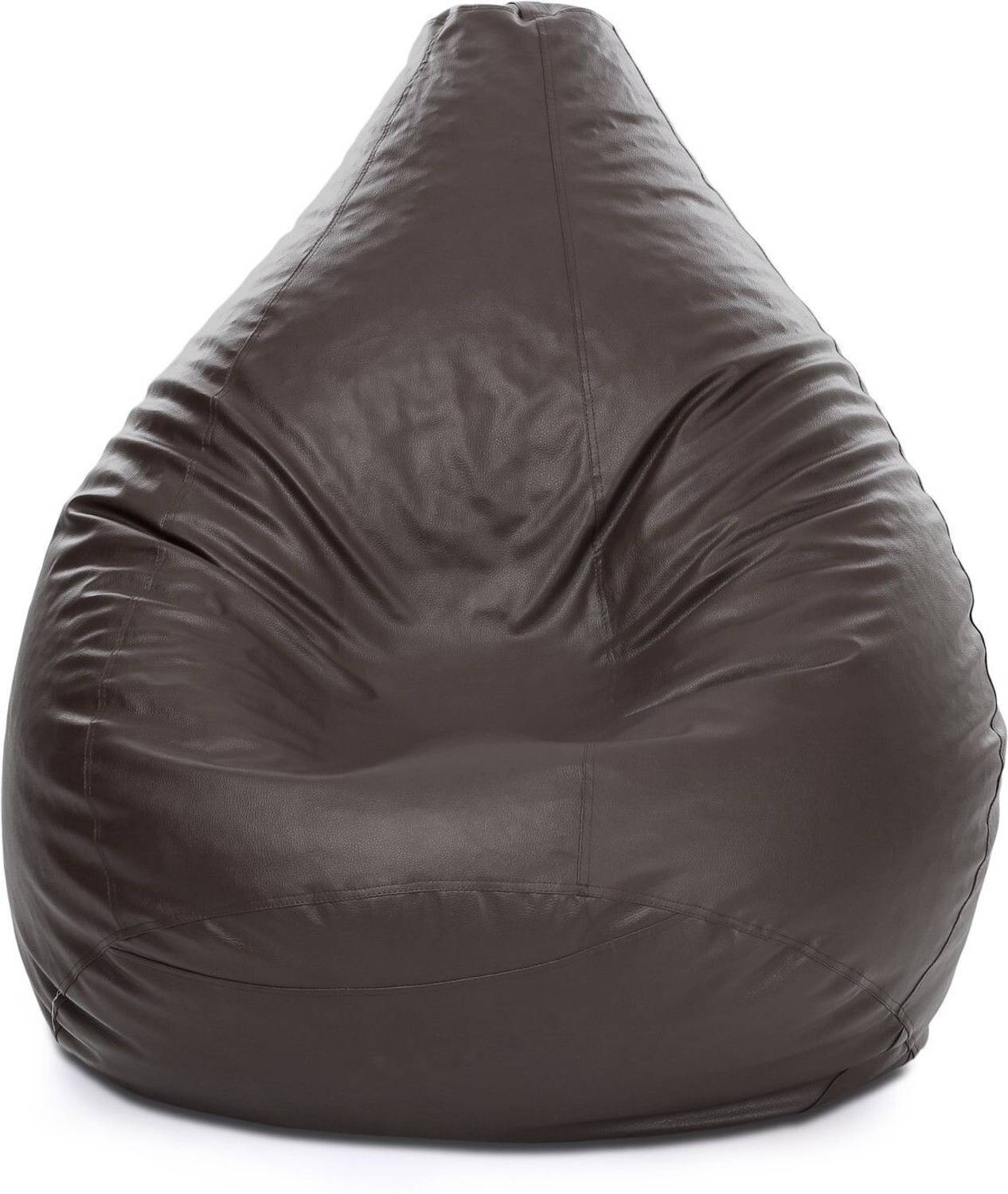 STYLE HOMEZ XXXL Premium Leatherette Classic Teardrop Bean Bag With Bean Filling