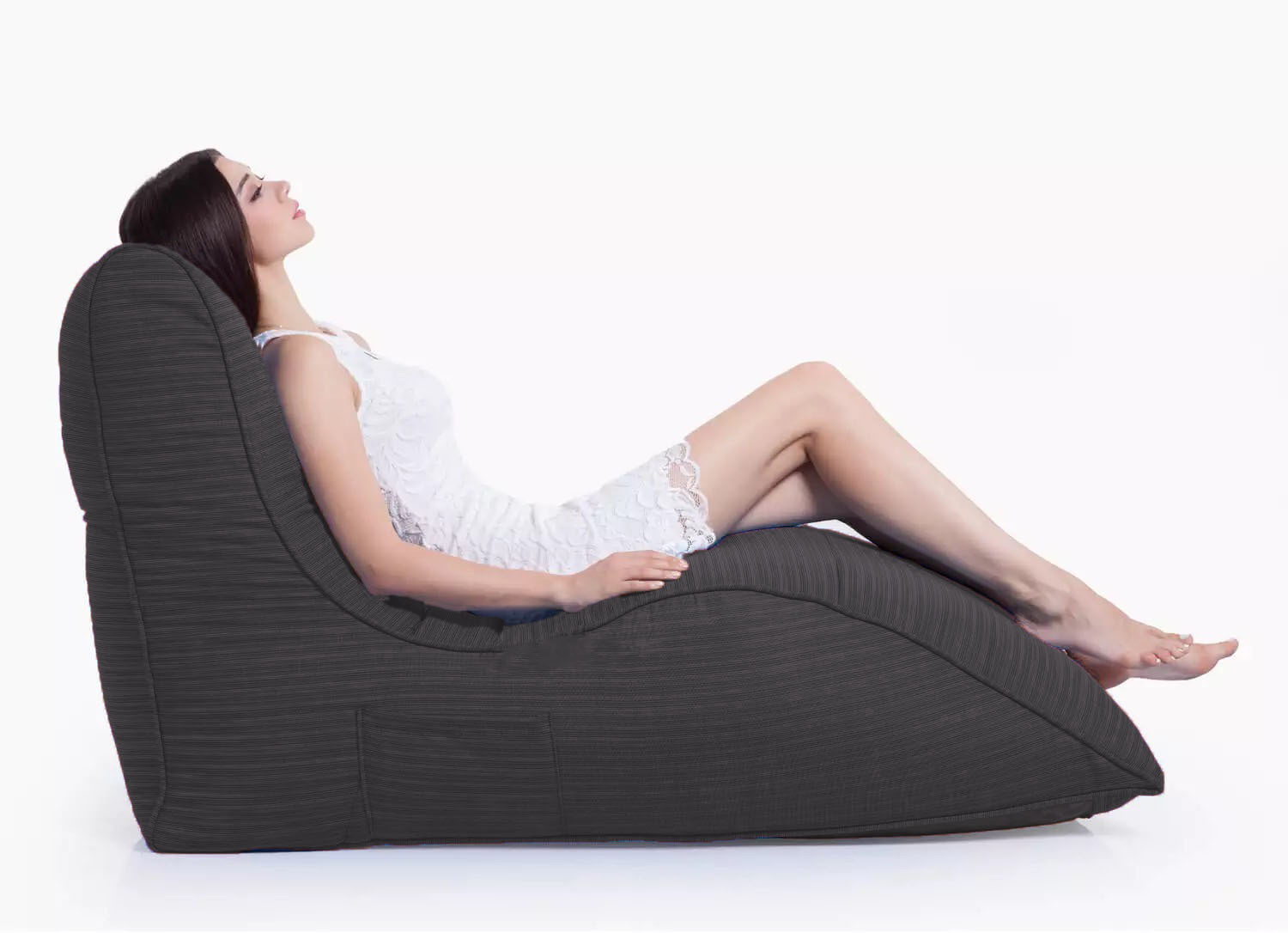 Image of GIGLICK Jumbo Bean Bag Lounger Lounger Bean Bag With Bean Filling