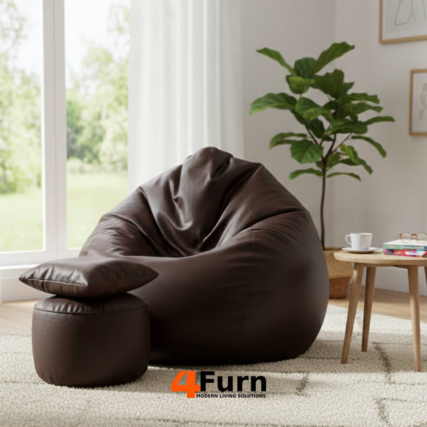 4FURN 5XL Teardrop Bean Bag