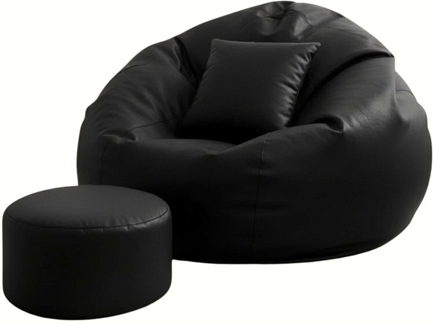Image of Biggie 5XL Supreme Sofa Combo Solids Bean Bag Sofa With Bean Filling