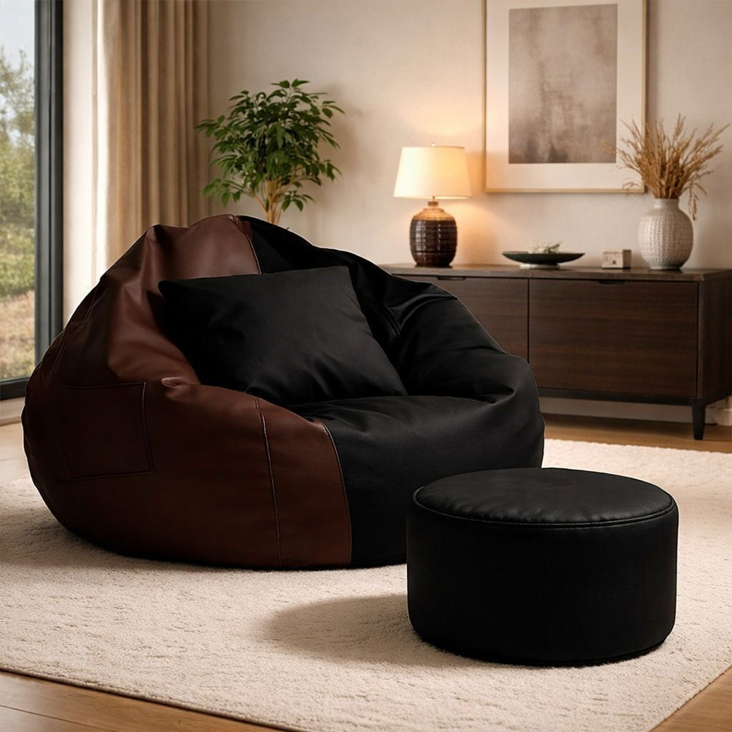 Image of KC FURNISH 4XL Tear Drop Bean Bag Cover (Without Beans)