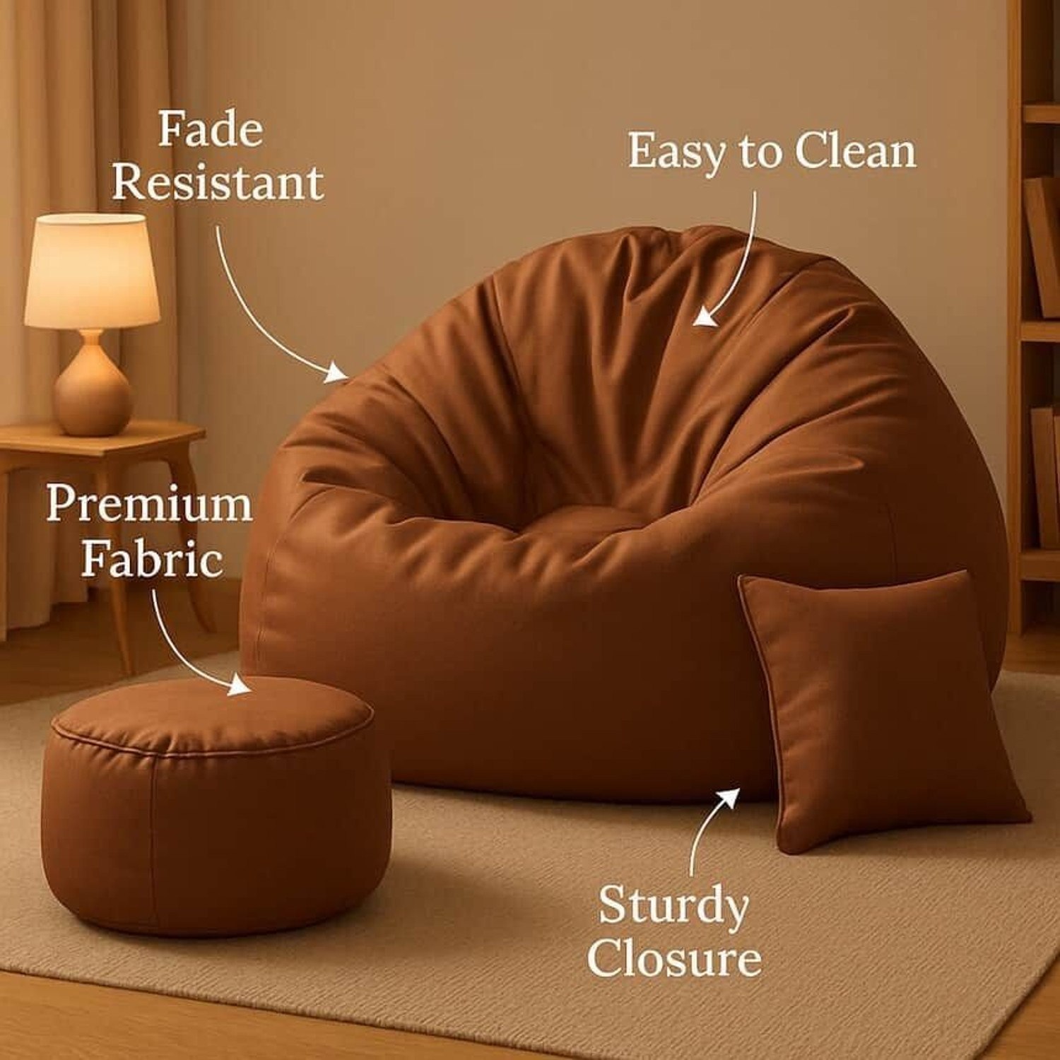 Image of Harsh BB 4XL Harsha BB Bean Bag Chair With Bean Filling