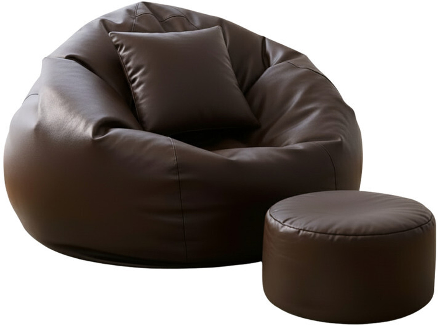 Image of Biggie 4XL Supreme Sofa Combo Solids Bean Bag Sofa With Bean Filling