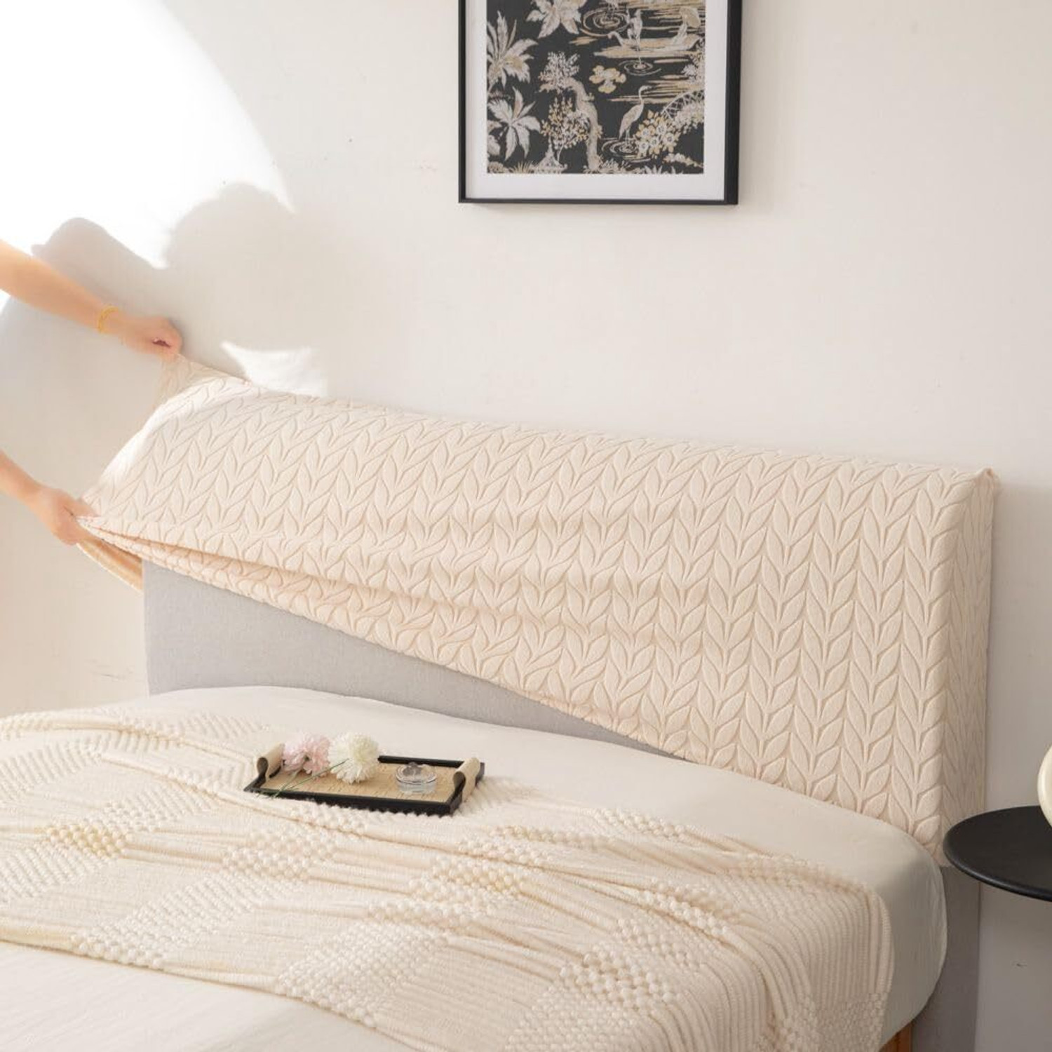 Image of Home Cloud Jacquard Single Bed Cover