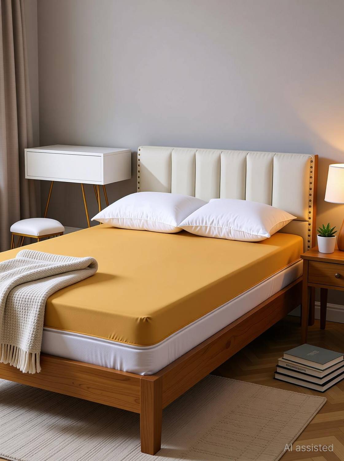 AGS ACTIVE Cotton King Bed Cover
