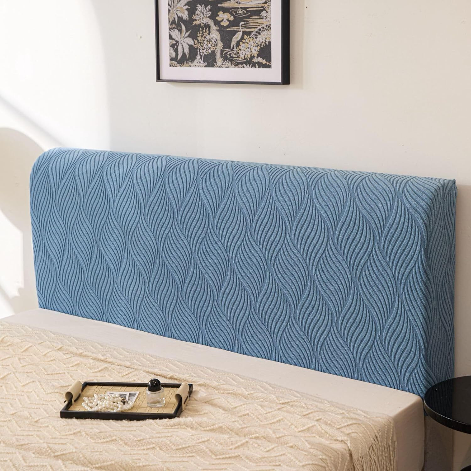 Image of Home Cloud Jacquard King Bed Cover