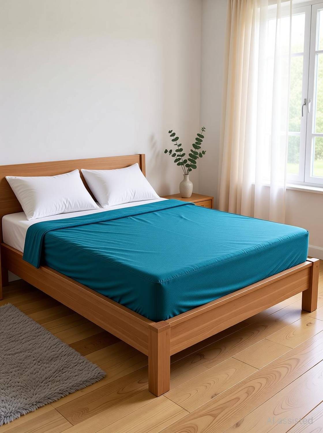 Blufurn Cotton King Bed Cover