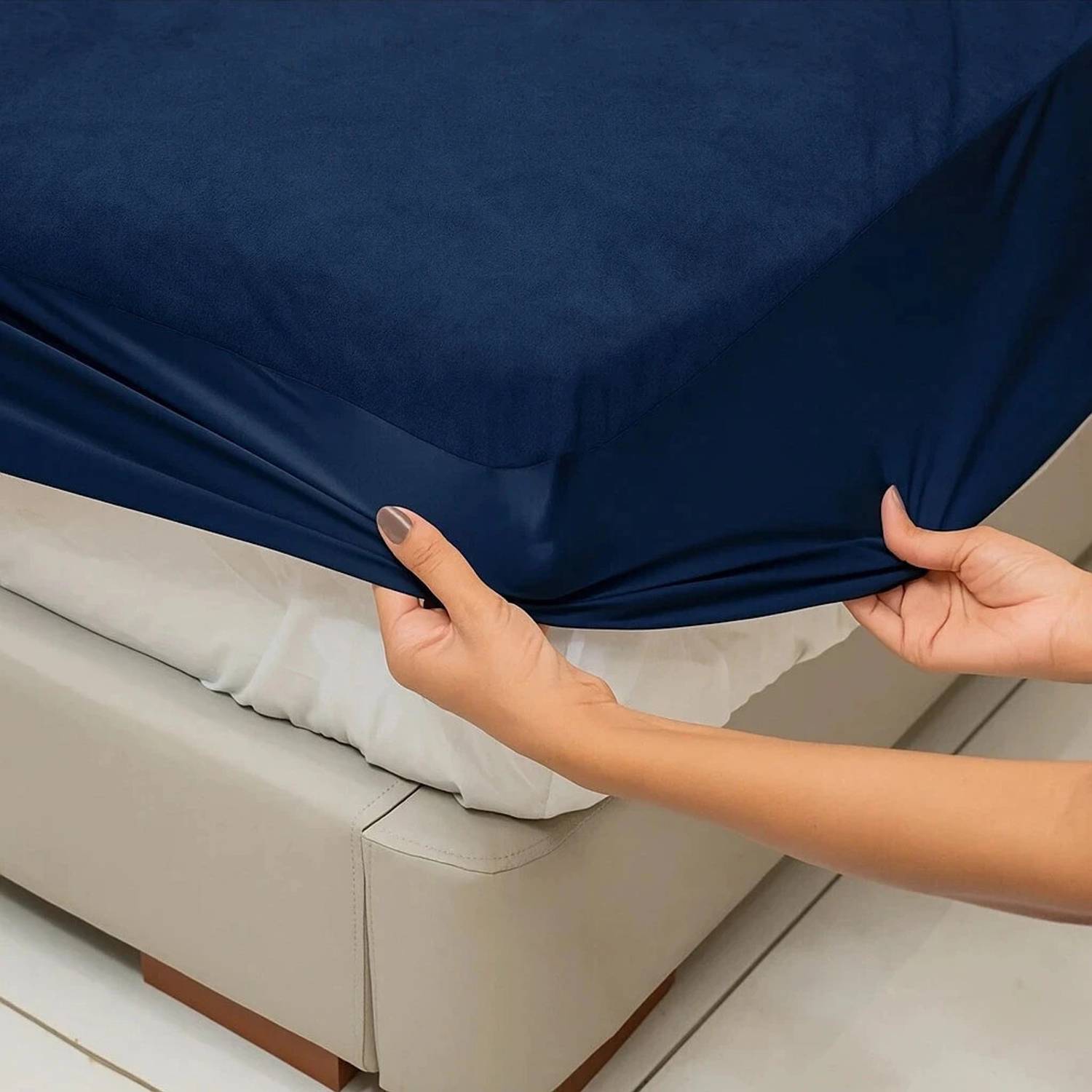 Blufurn Cotton King Bed Cover