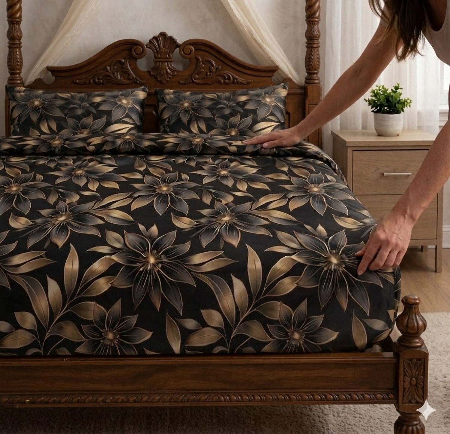 Image of KIDSHEET Cotton Double Bed Cover