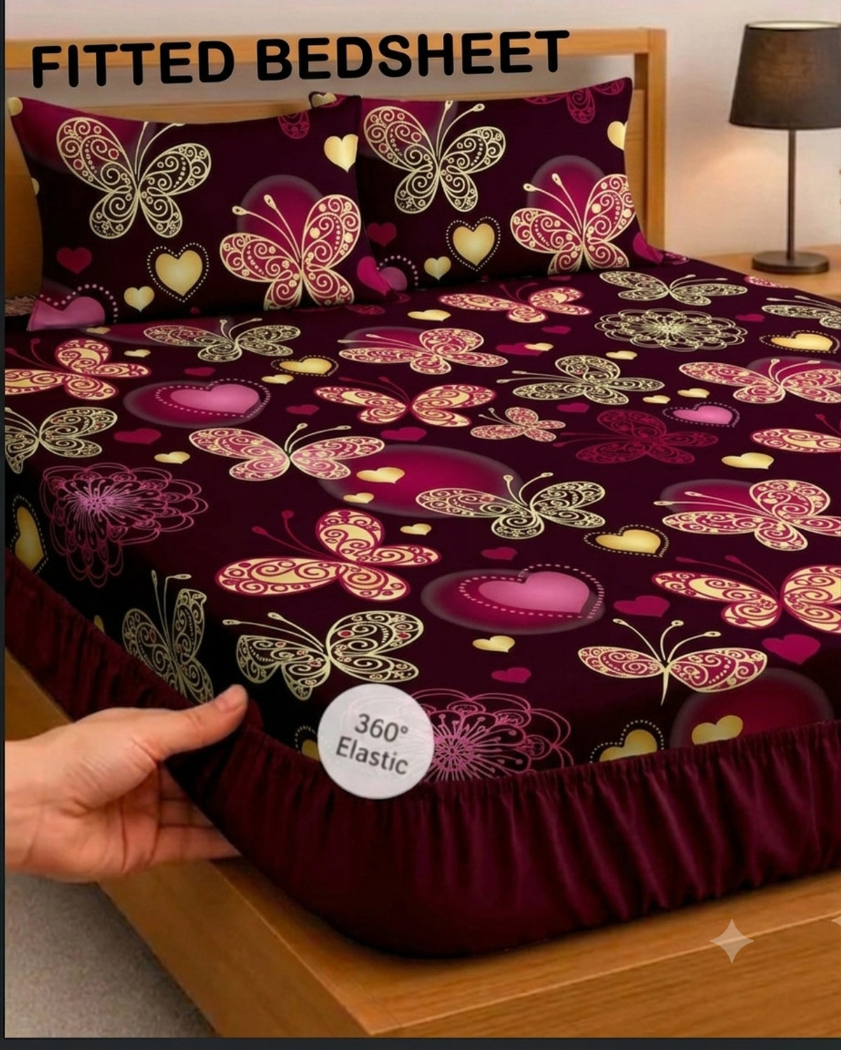 Image of ARDM Reversible Cotton Double Bed Cover
