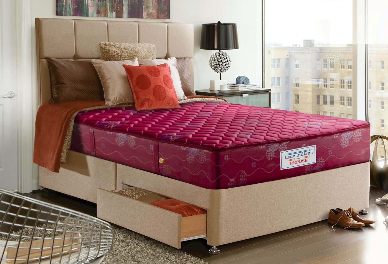 Image of Repose Lady Indiana 6 inch Double Bonnell Spring Mattress