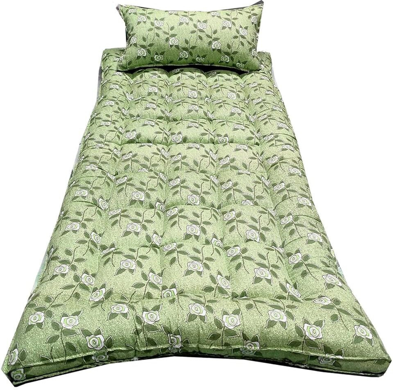 Image of flamo Organic Ilavam Panju Silk Cotton kapok Hostel Bed 6.25 X 2.5 feet x 3 inch 3 inch Single Cotton Mattress