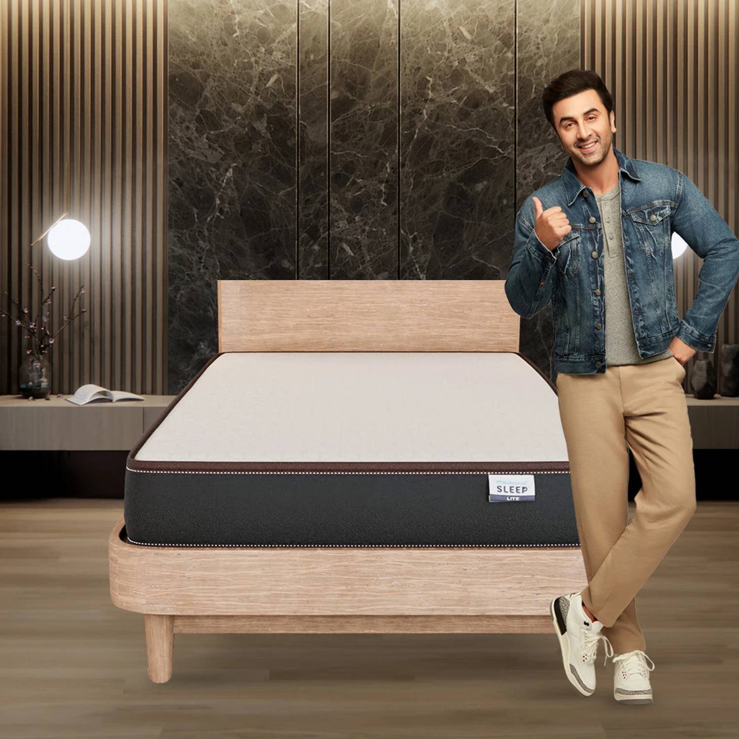 Nilkamal SLEEP Lite Dual Comfort 8 inch Single High Density (HD) Foam Mattress