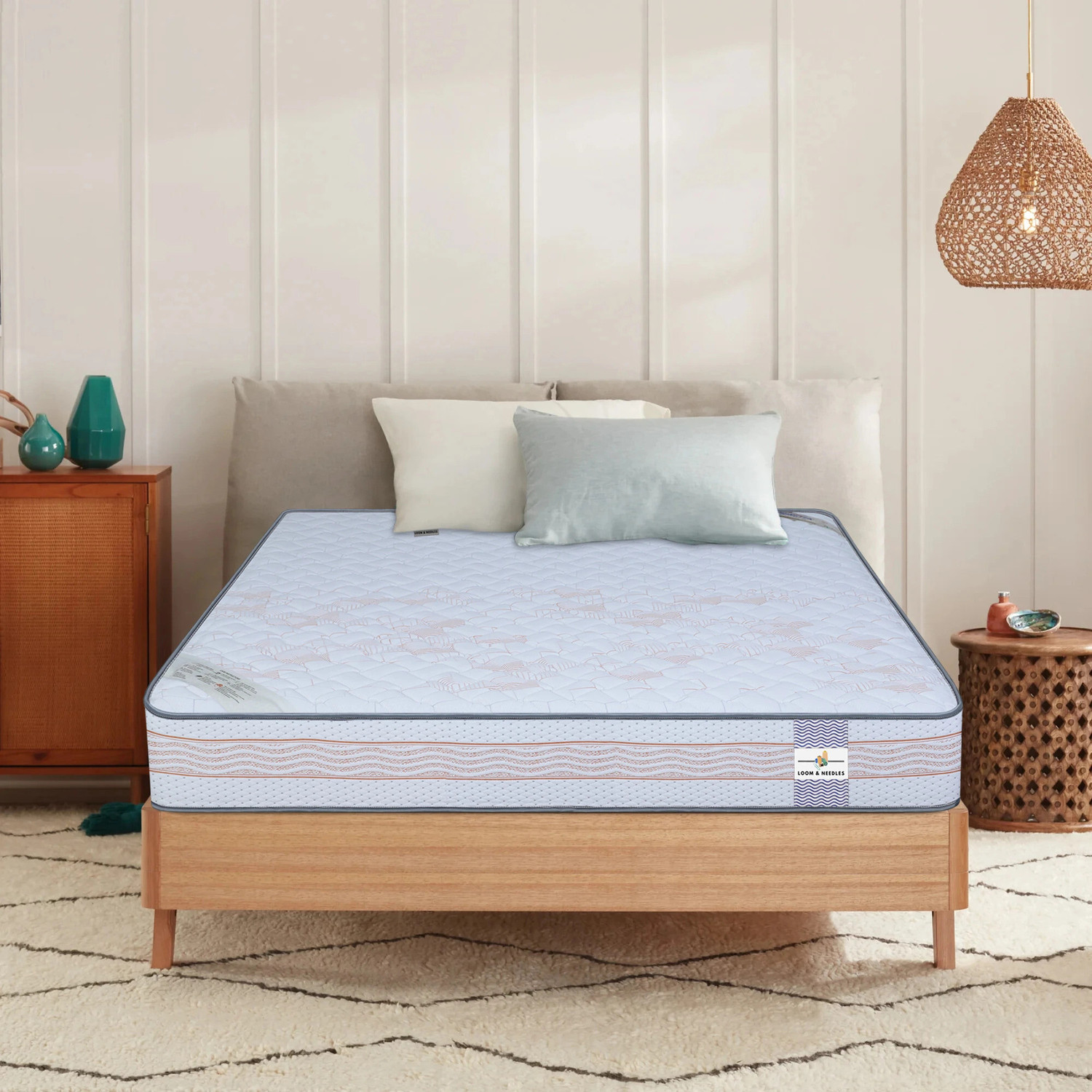 Image of Loom & Needles Inspire Graphite Memory Foam Orthopedic 4 inch Queen Bonded Foam Mattress