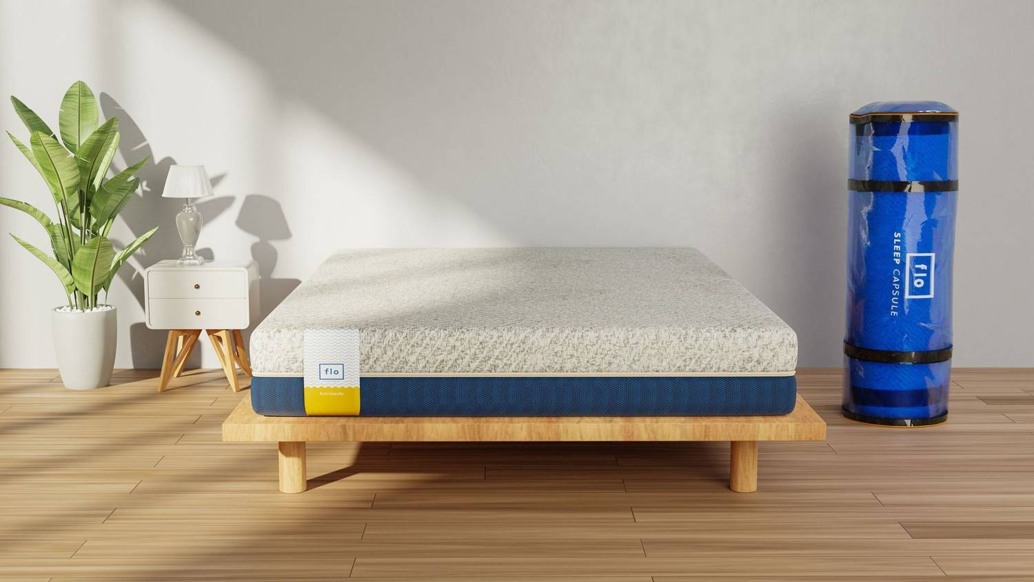 FLO Anti-Gravity 8 inch King Latex Foam Mattress - Image 1