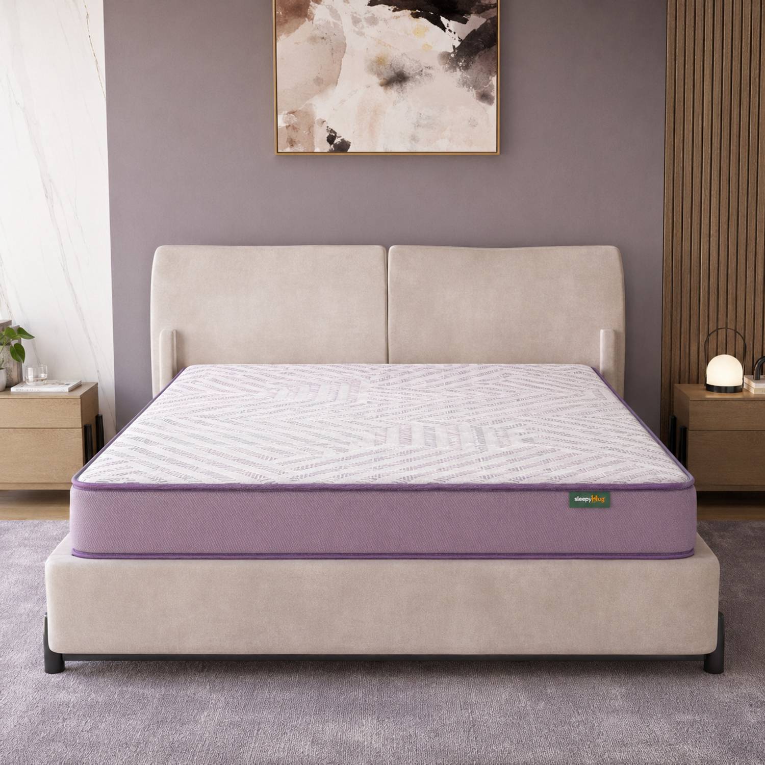 SleepyHug Dual Ortho AirCell Series Reversible Orthopedic 5 inch Single High Resilience (HR) Foam Mattress
